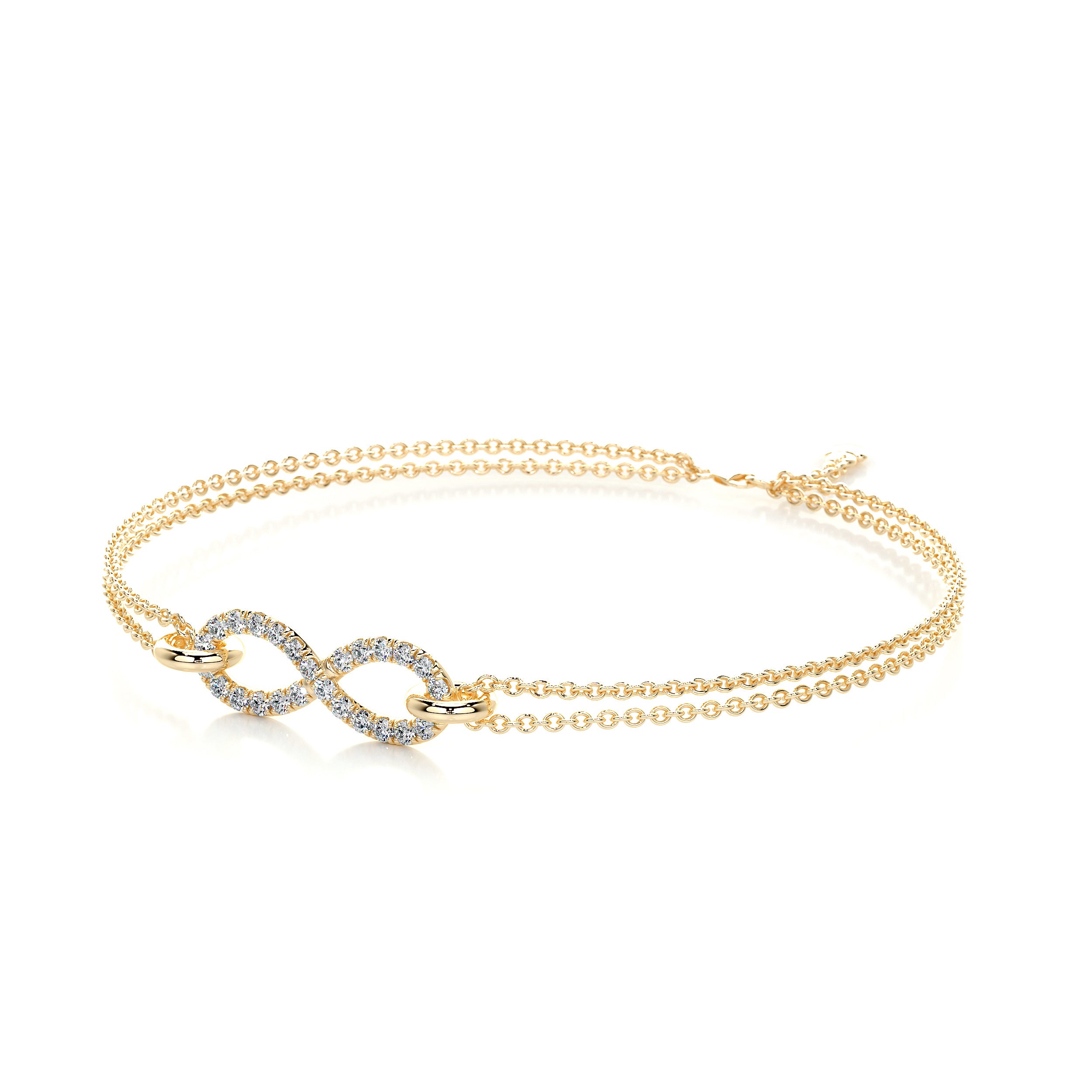 Debbie Diamonds Bracelet (0.25 Carat) -18K Yellow Gold