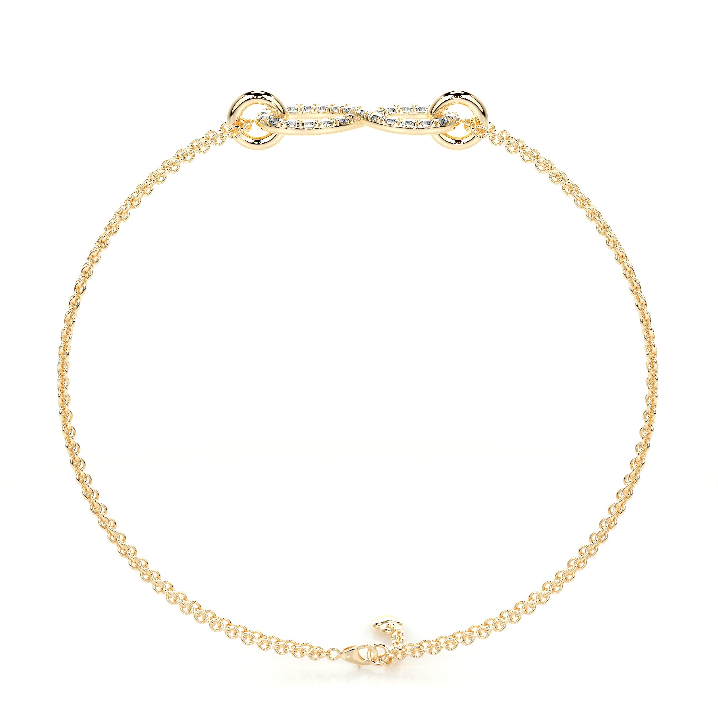 Debbie Diamonds Bracelet (0.25 Carat) -18K Yellow Gold