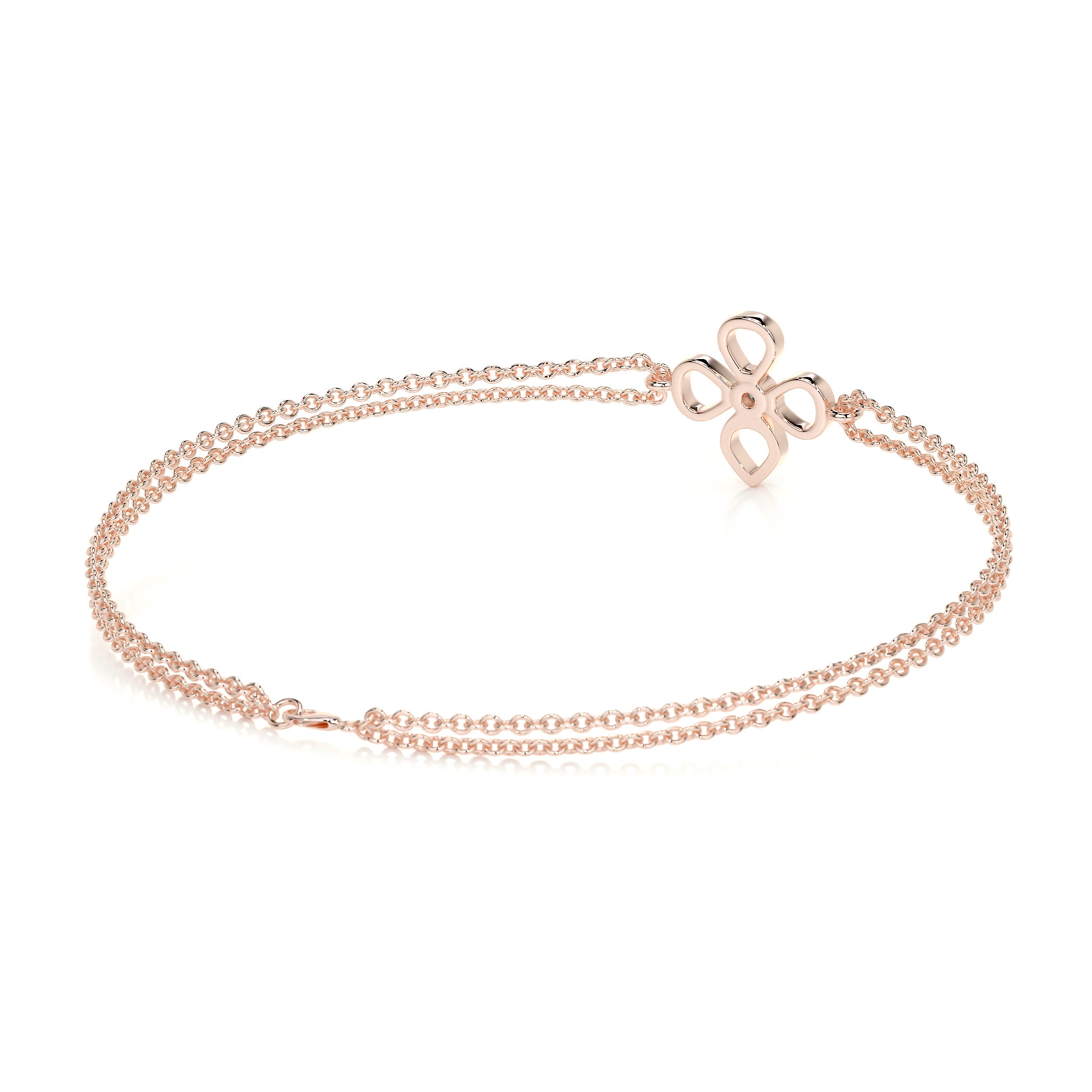 Dolores Lab Grown Diamonds Bracelet (0.02 Carat) -14K Rose Gold