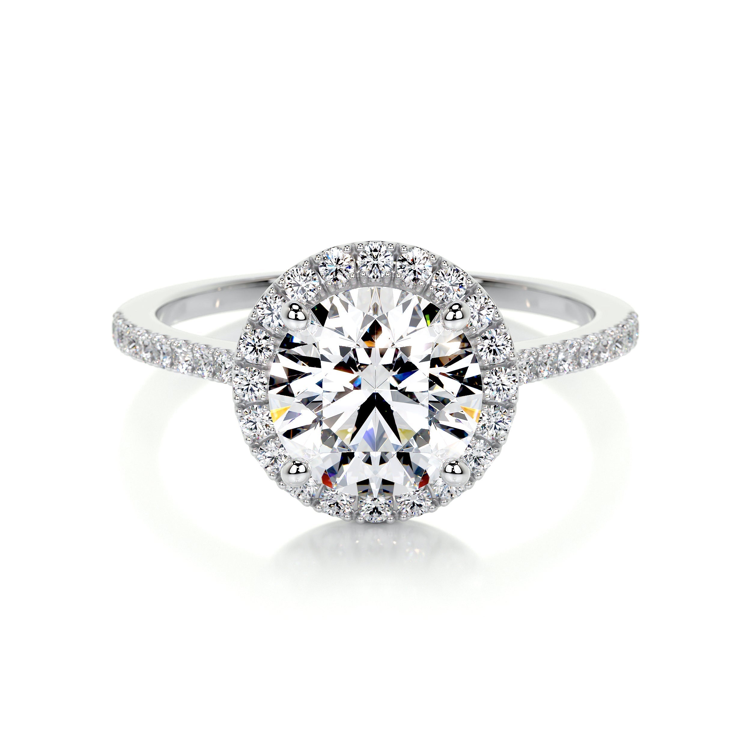 Layla Lab Grown Diamond Ring   (2.50 Carat) -14K White Gold