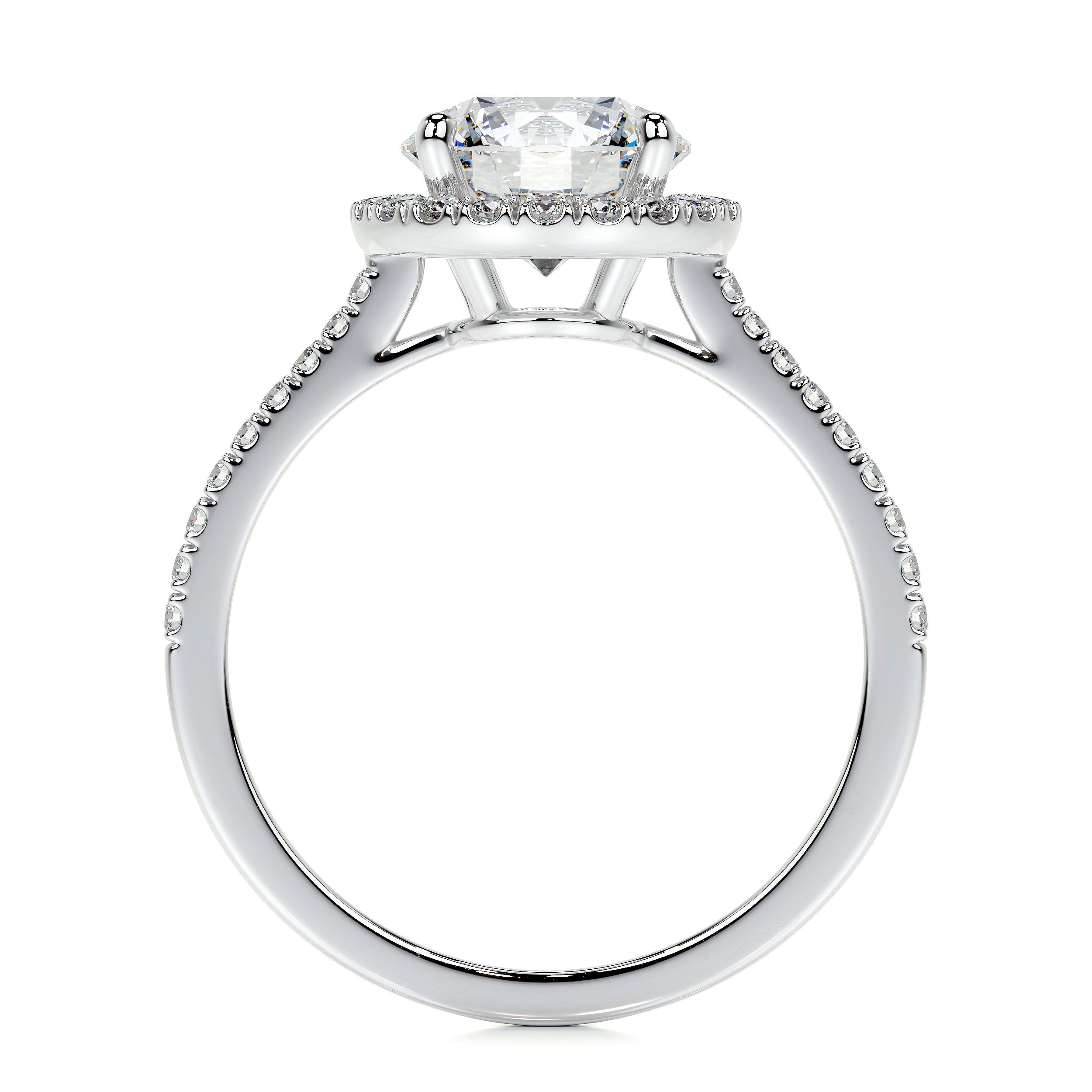 Layla Lab Grown Diamond Ring   (2.50 Carat) -14K White Gold