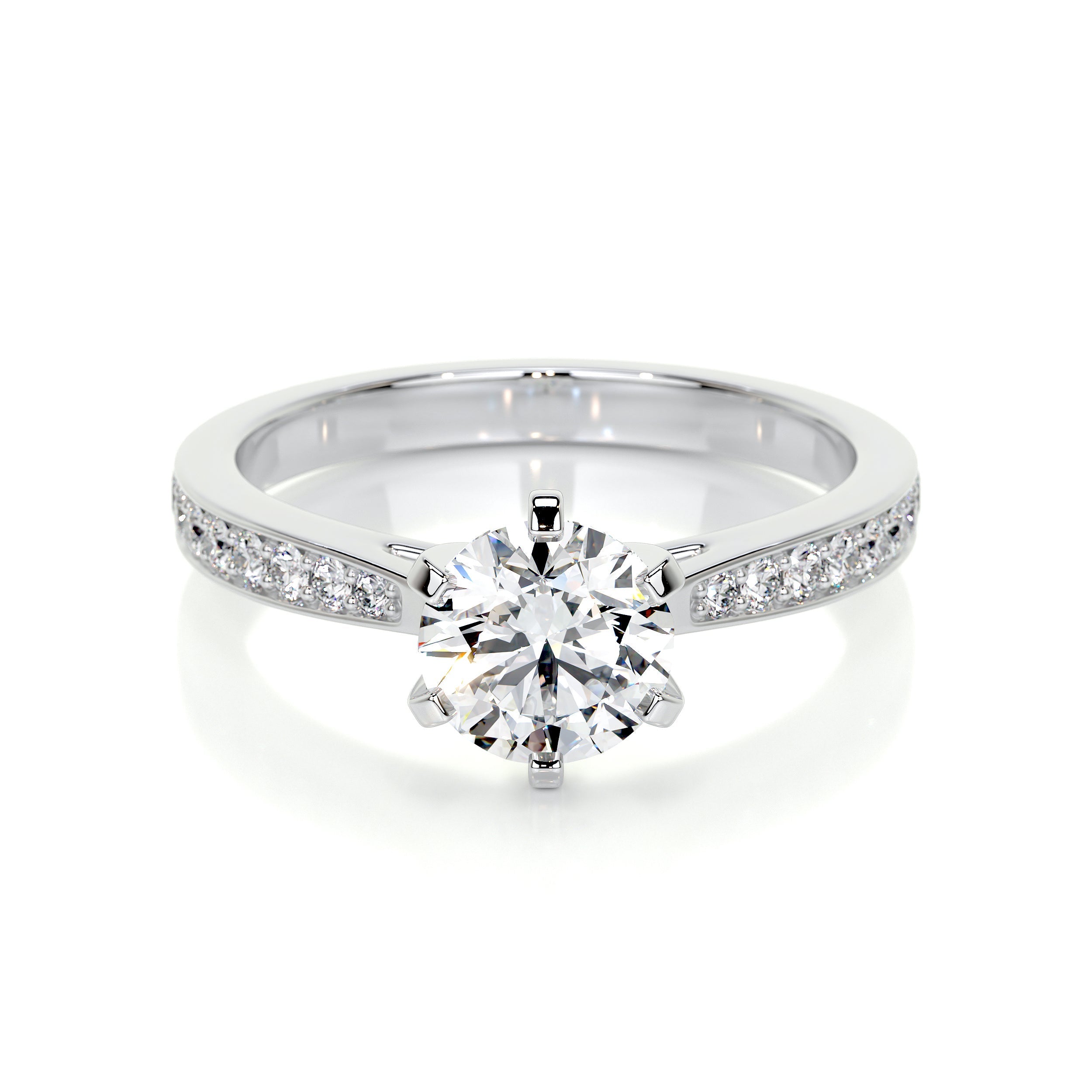 Talia Lab Grown Diamond Ring - 14K White Gold