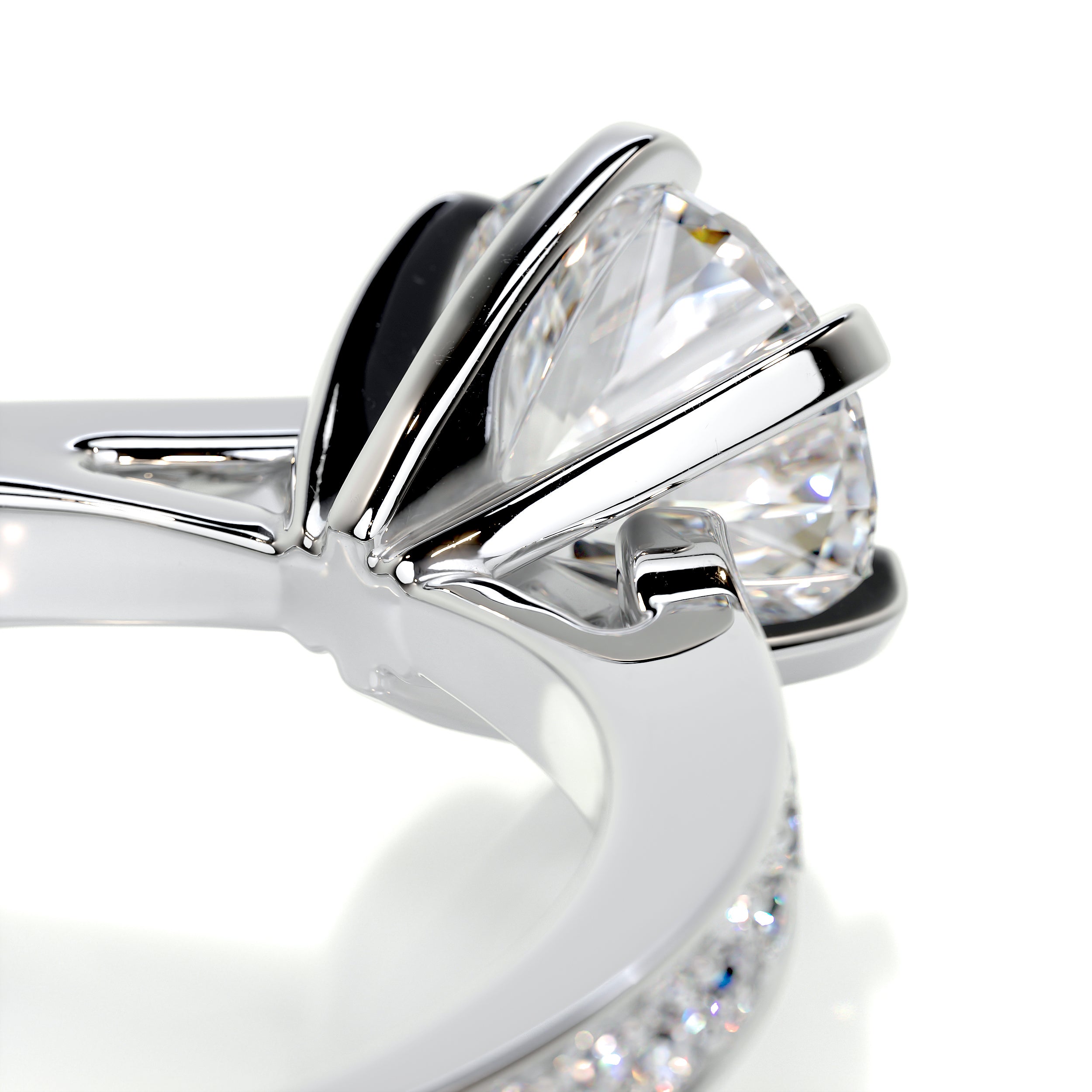 Talia Diamond Engagement Ring - 14K White Gold