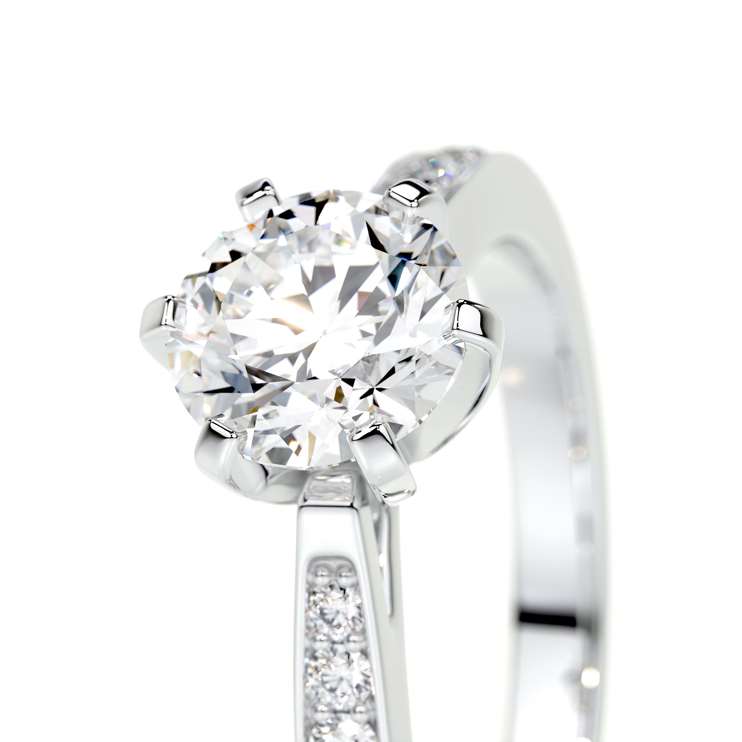 Talia Lab Grown Diamond Ring - 14K White Gold