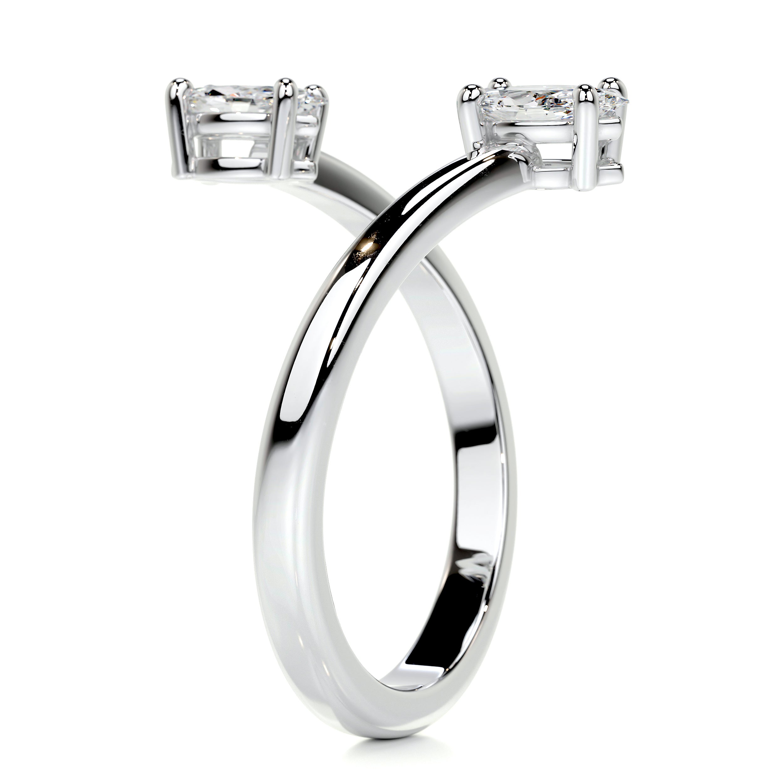 Anita Fashion Ring (0.36 Carat) -14K White Gold