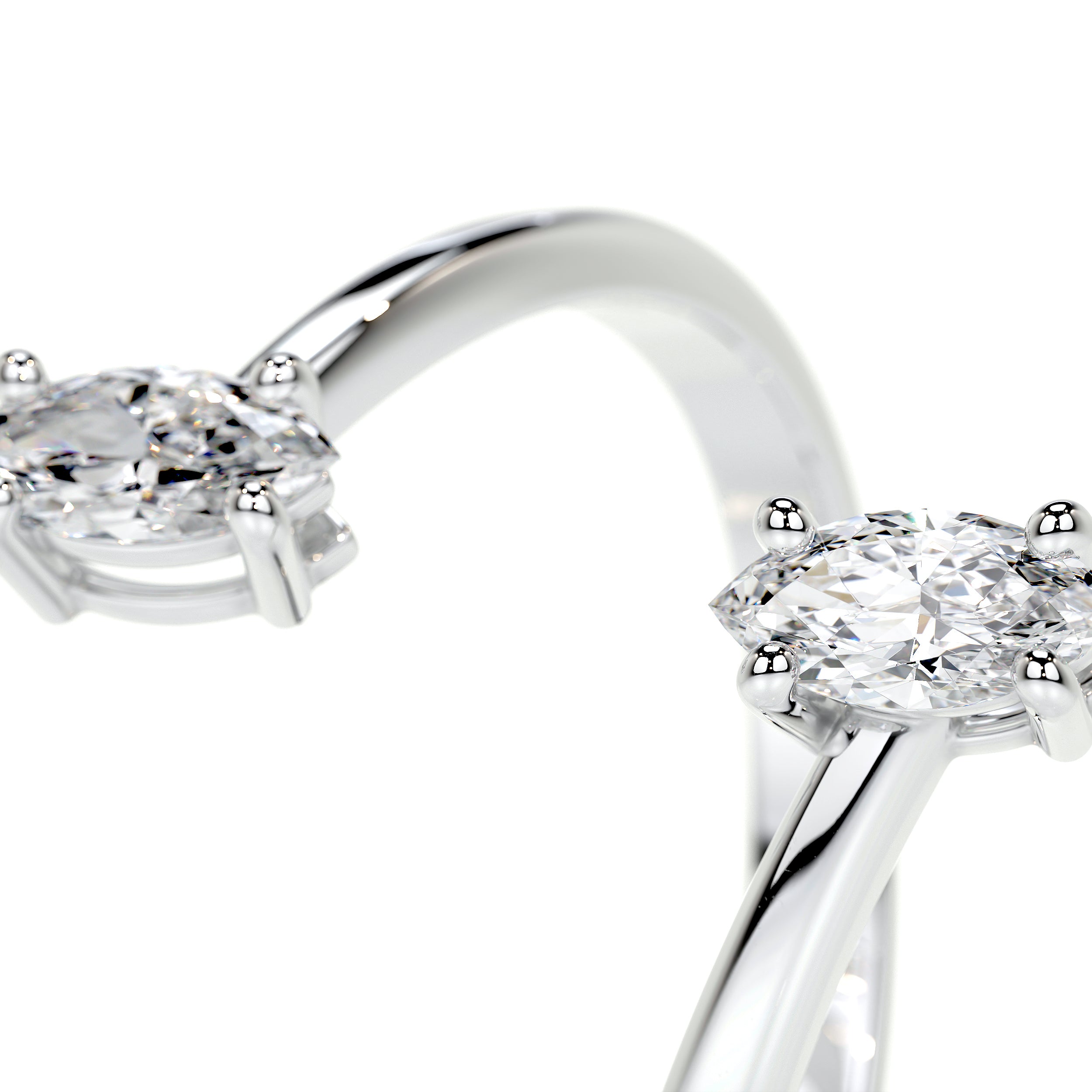 Anita Lab Grown Fashion Ring (0.36 Carat) -14K White Gold