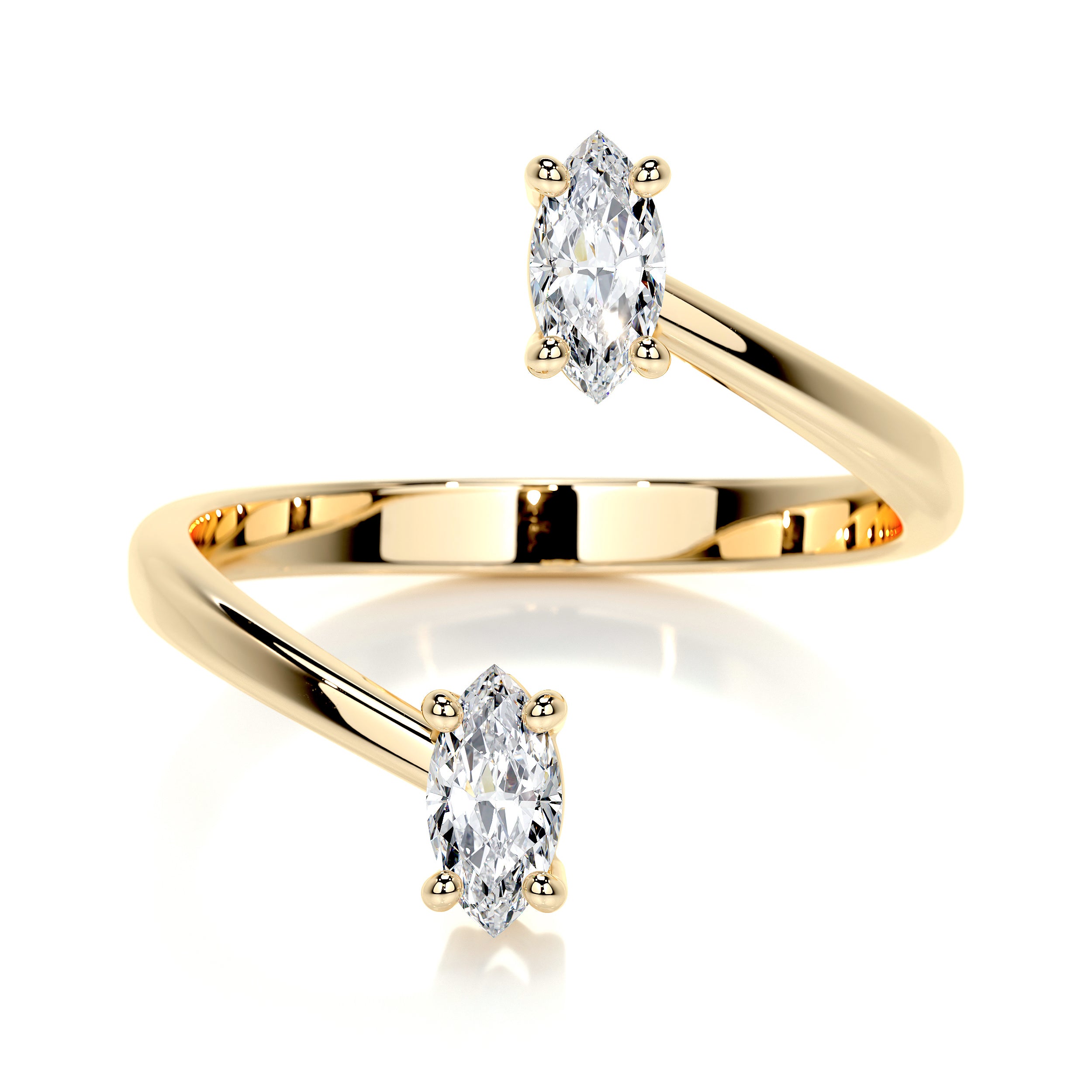 Anita Lab Grown Fashion Ring (0.36 Carat) -18K Yellow Gold
