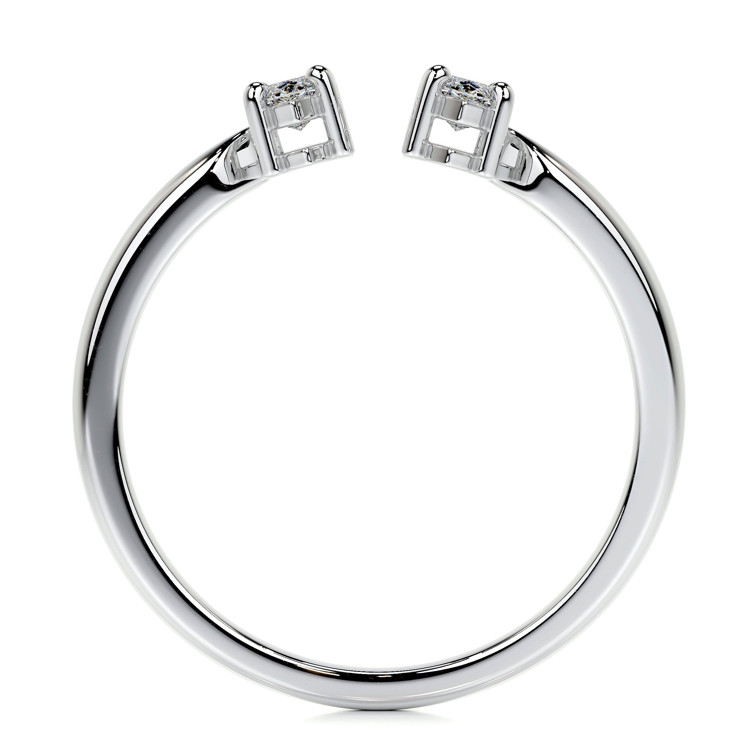 Celine Lab Grown Fashion Ring   (0.36 Carat) -14K White Gold