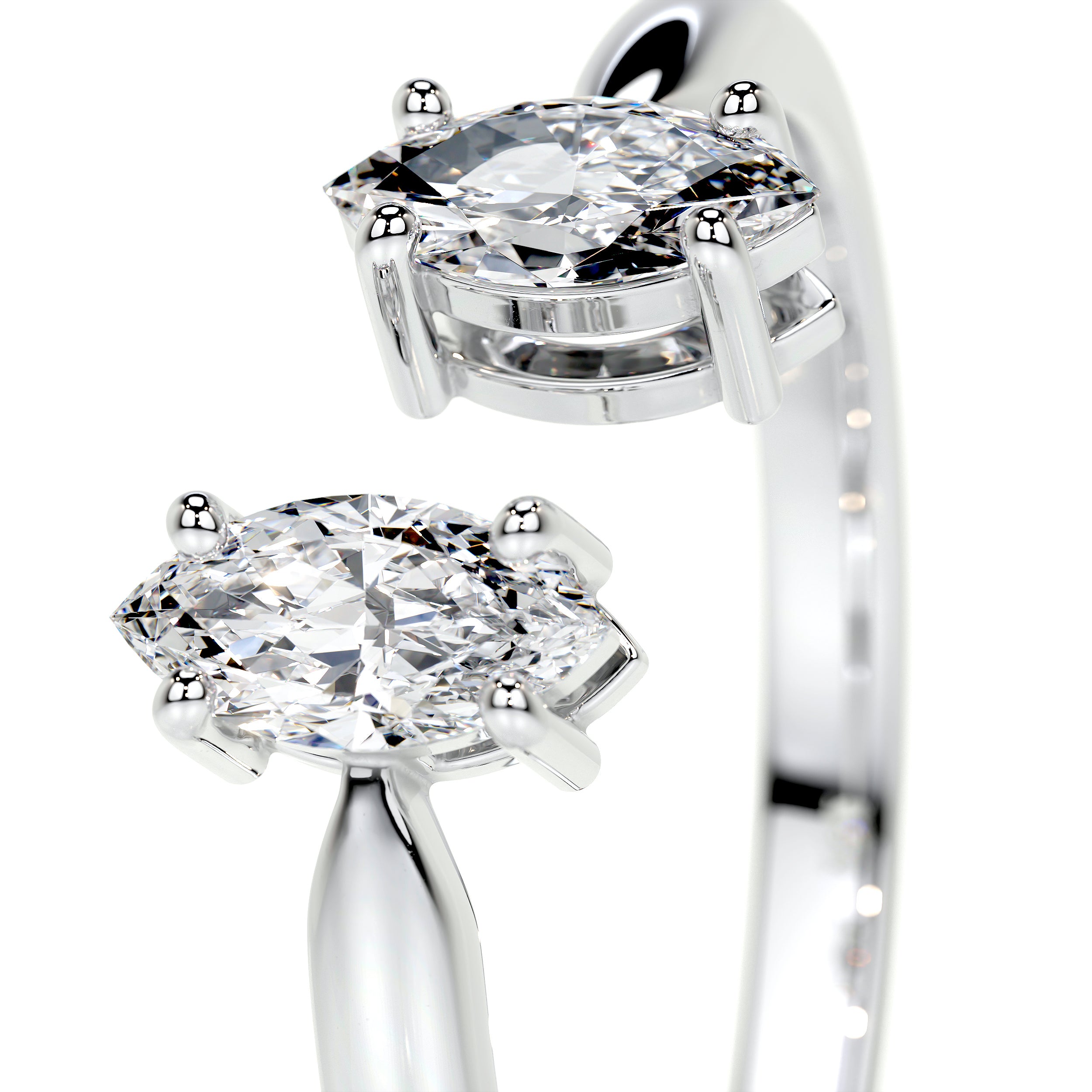 Celine Lab Grown Fashion Ring (0.36 Carat) -Platinum