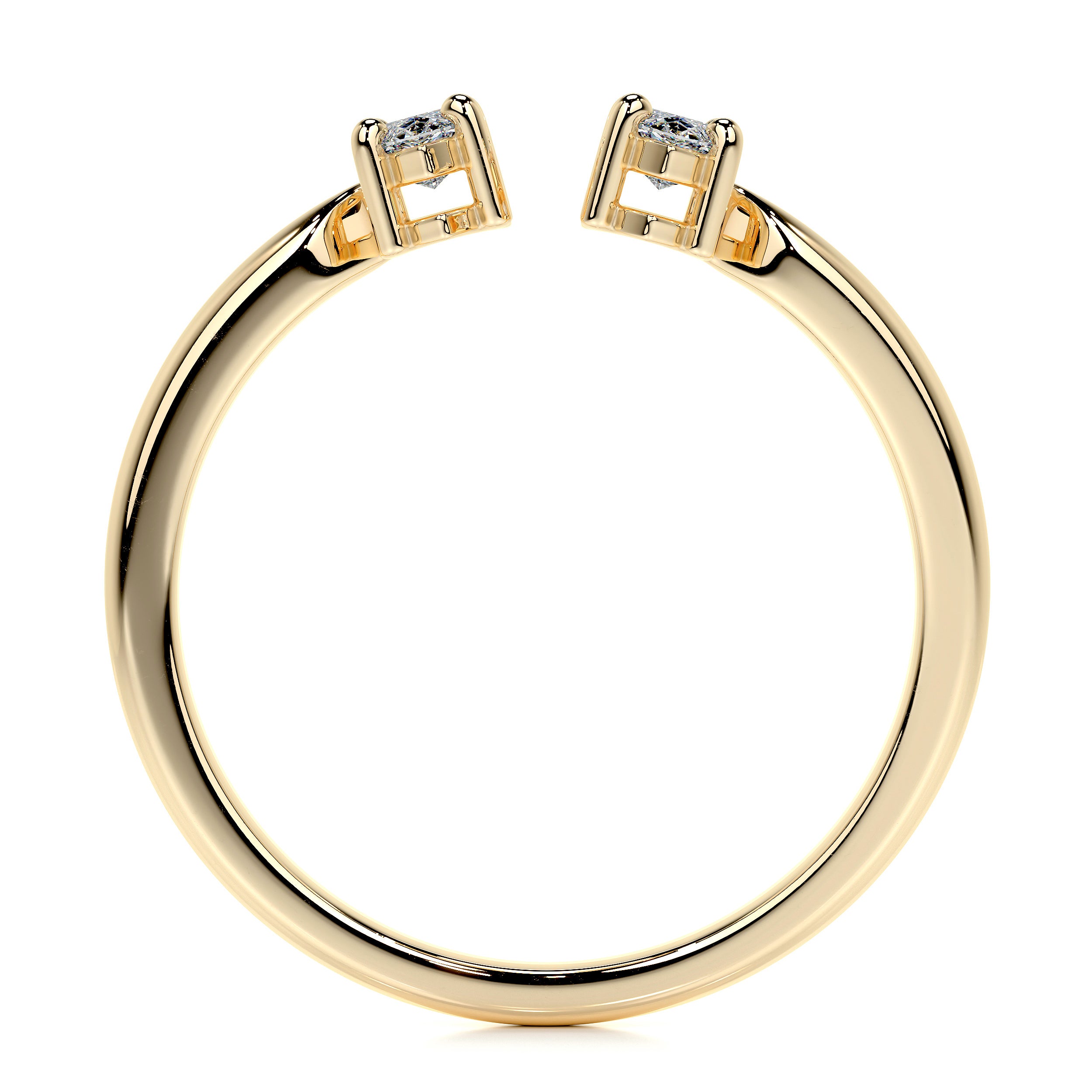 Celine Lab Grown Fashion Ring (0.36 Carat) -18K Yellow Gold