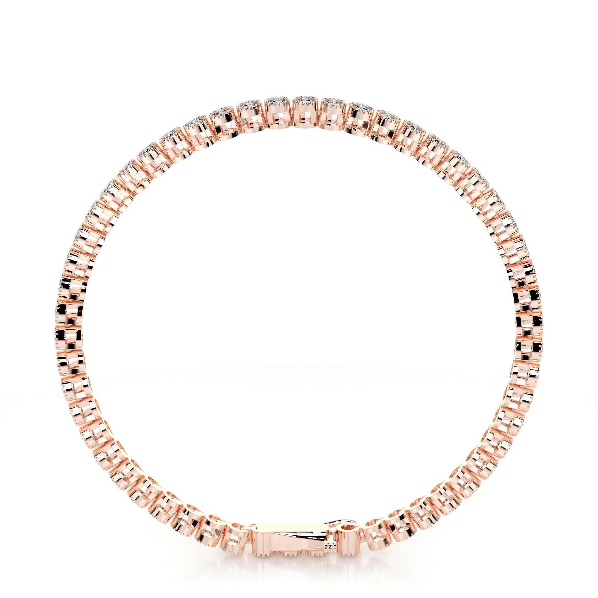 Laura Diamond Tennis Bracelet (1.50 Carat) -14K Rose Gold