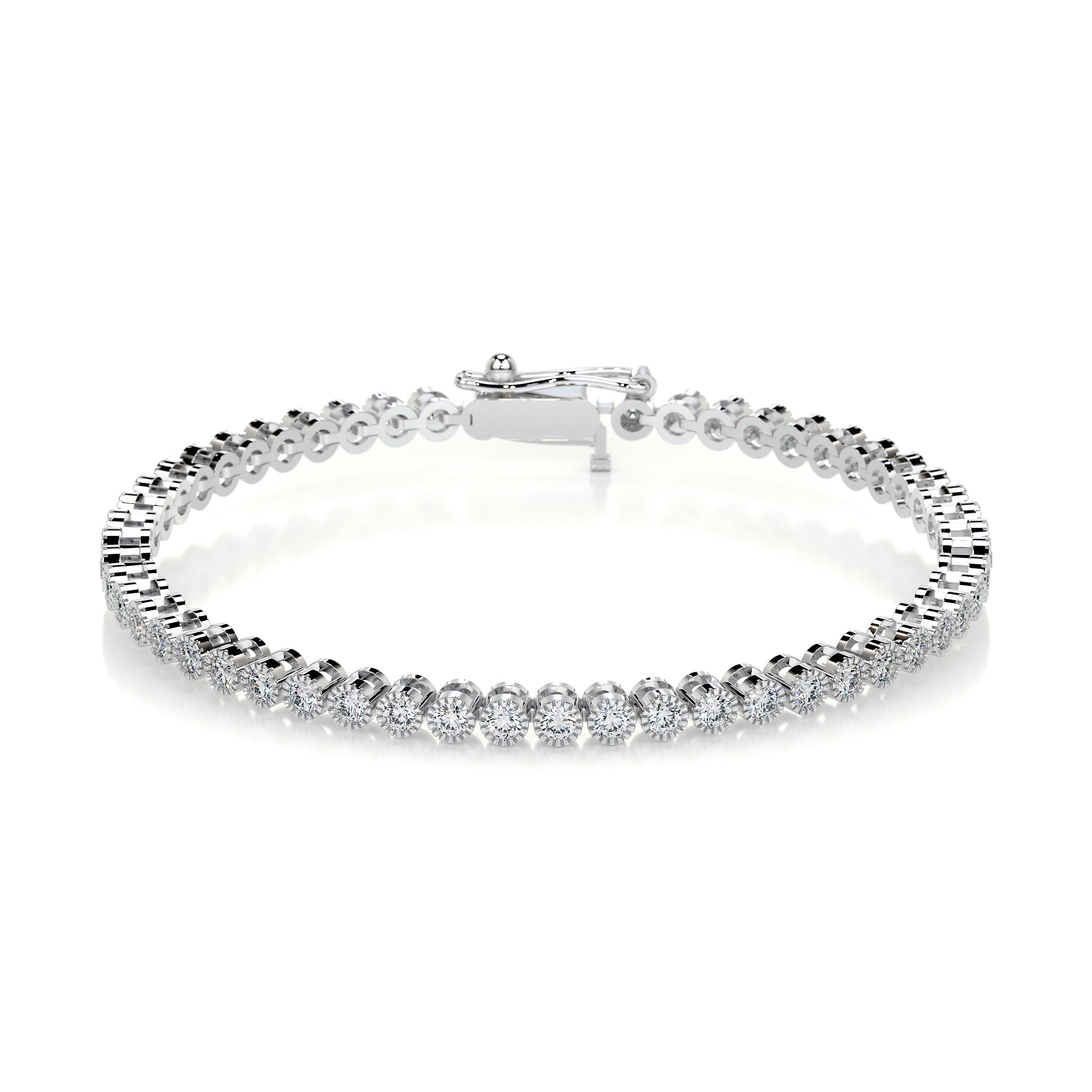 Laura Diamond Tennis Bracelet   (1.50 Carat) -14K White Gold