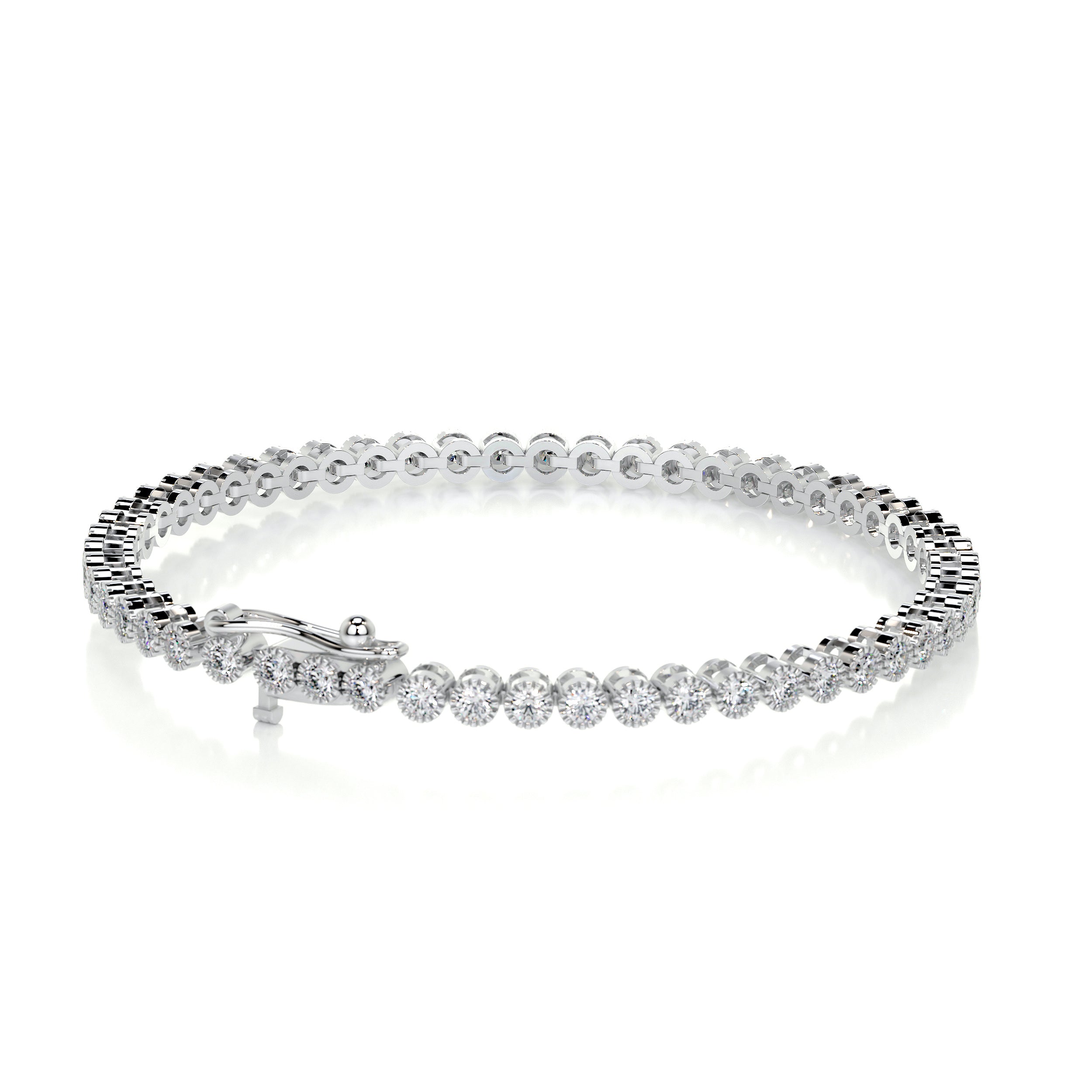 Laura Diamond Tennis Bracelet (1.50 Carat) -18K White Gold
