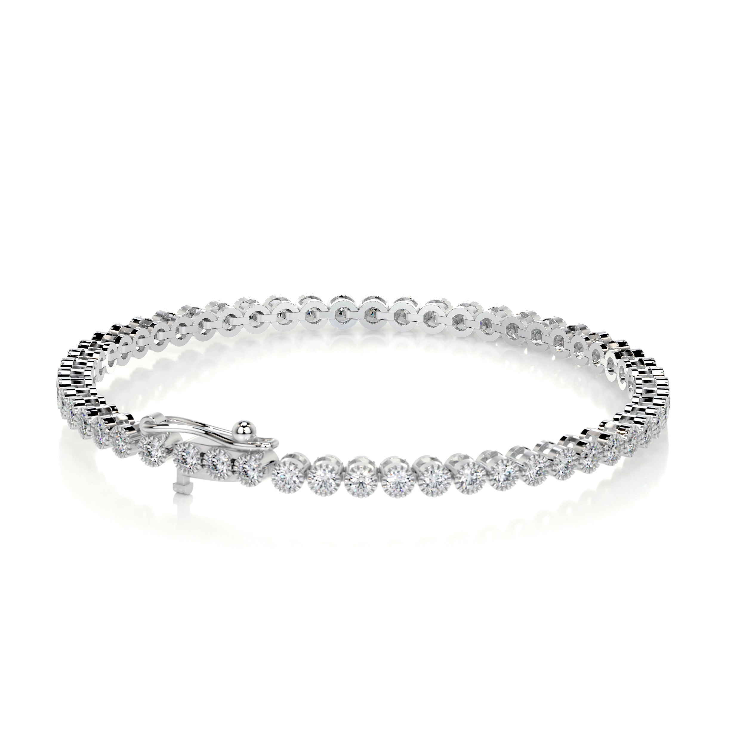 Laura Diamond Tennis Bracelet   (1.50 Carat) -18K White Gold