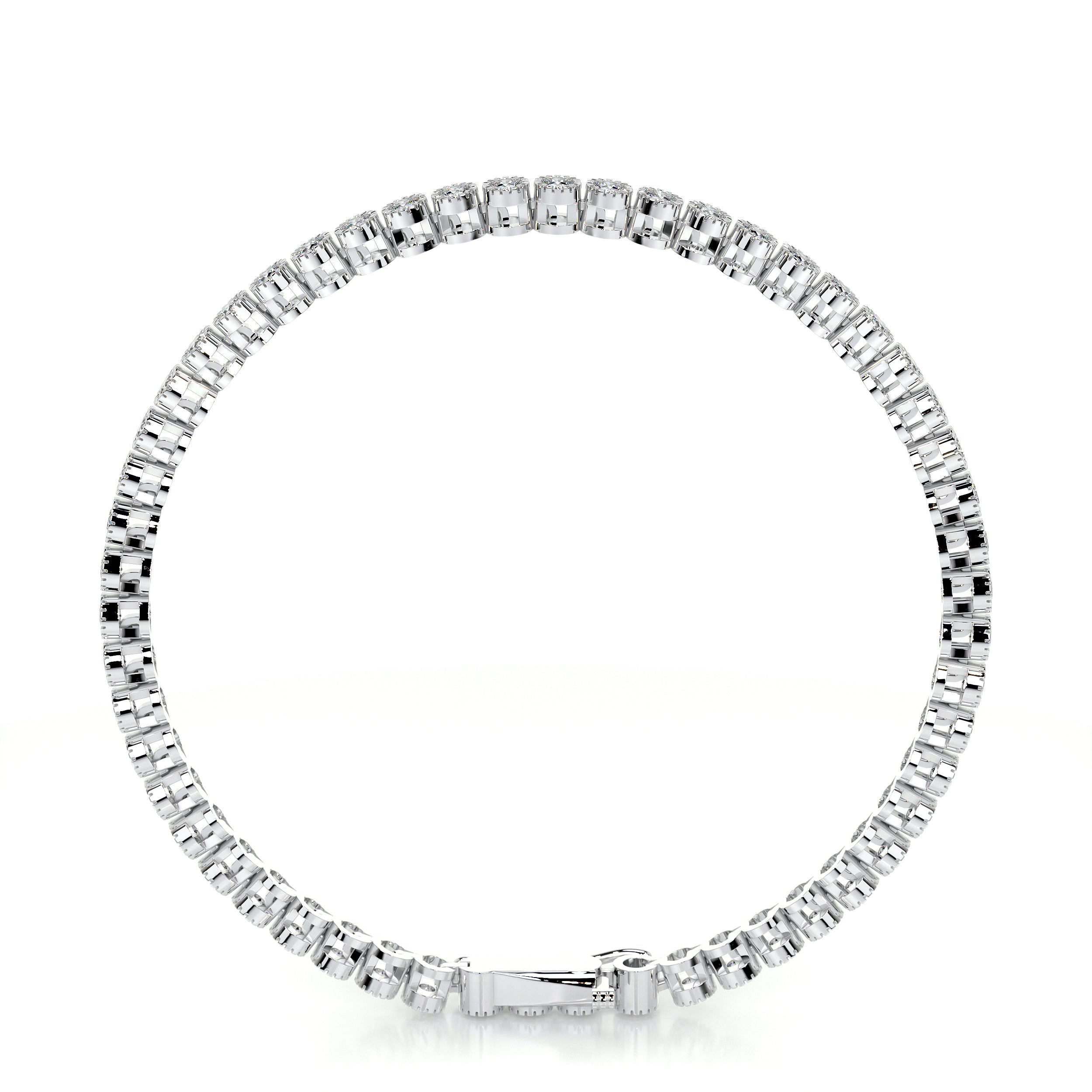 Laura Diamond Tennis Bracelet (1.50 Carat) -18K White Gold