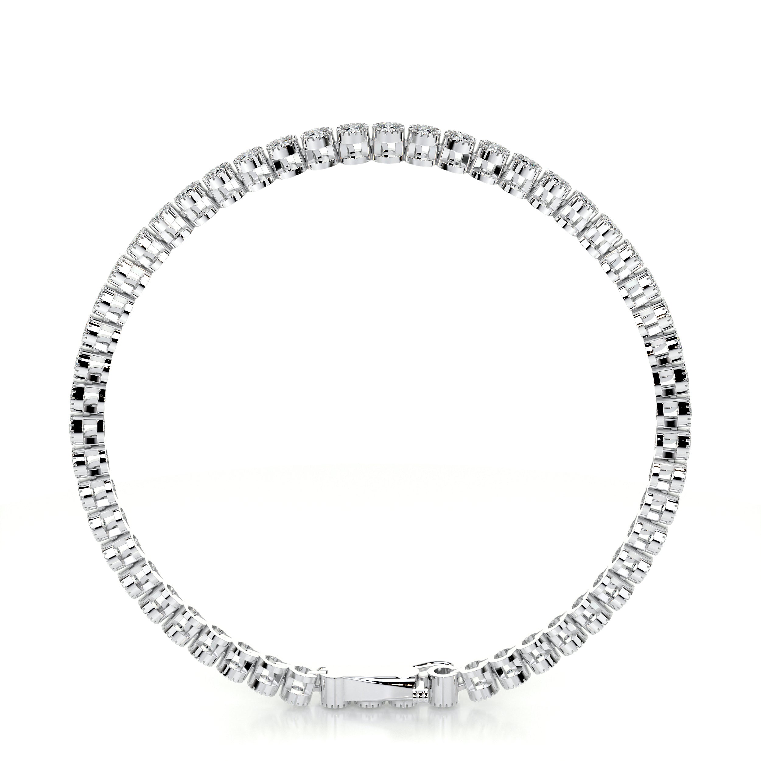 Laura Diamond Tennis Bracelet   (1.50 Carat) -14K White Gold