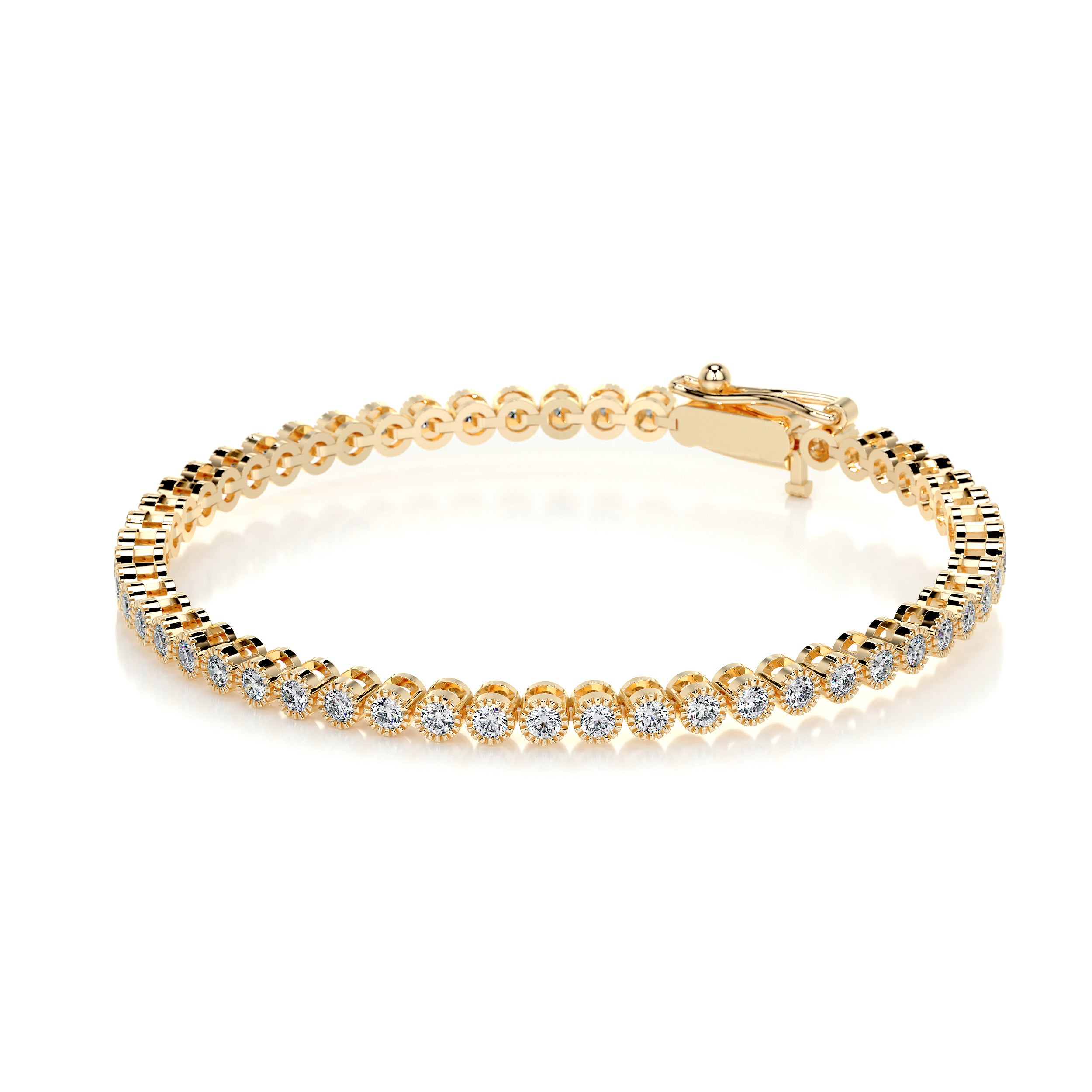 Laura Diamond Tennis Bracelet (1.50 Carat) -18K Yellow Gold