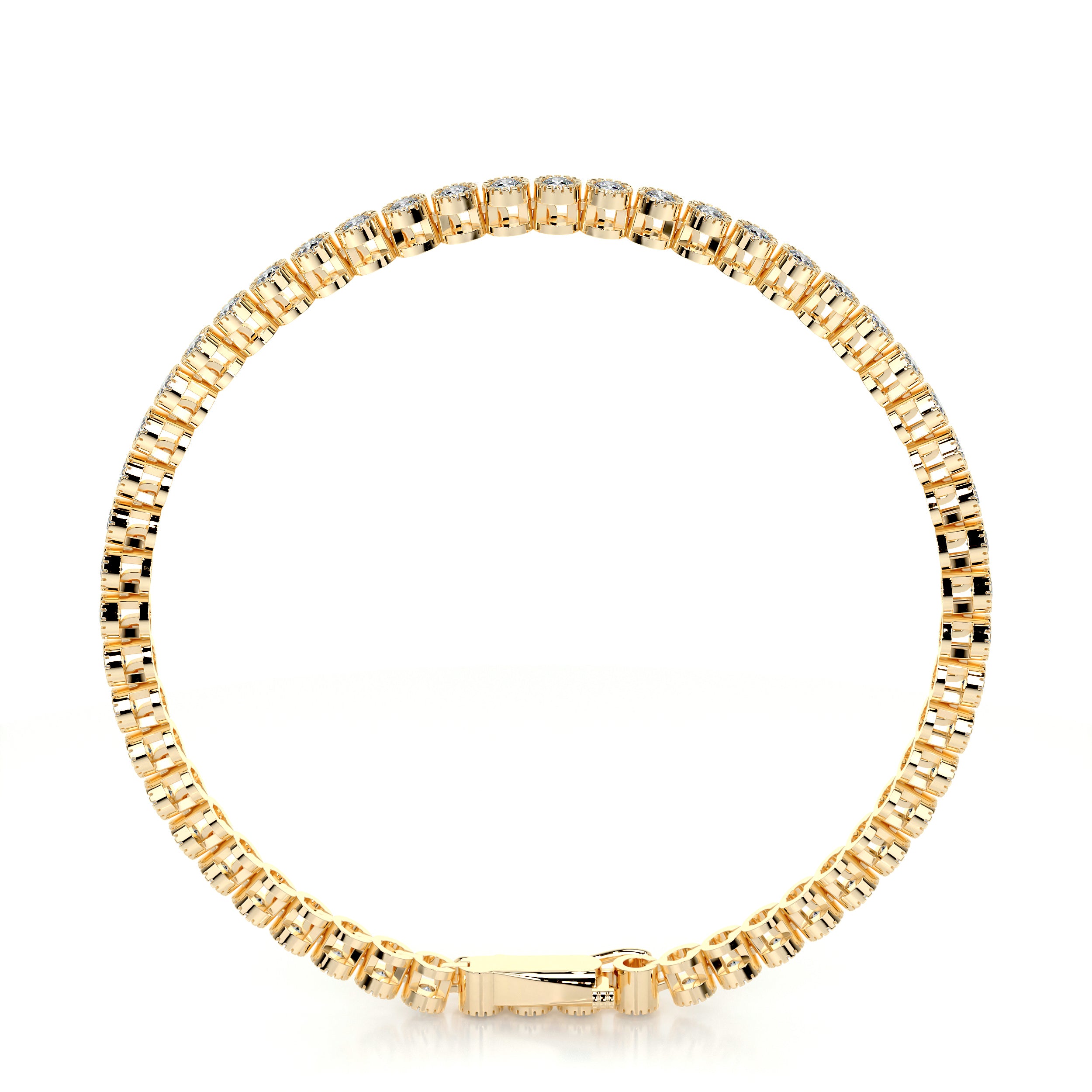 Laura Diamond Tennis Bracelet (1.50 Carat) -18K Yellow Gold