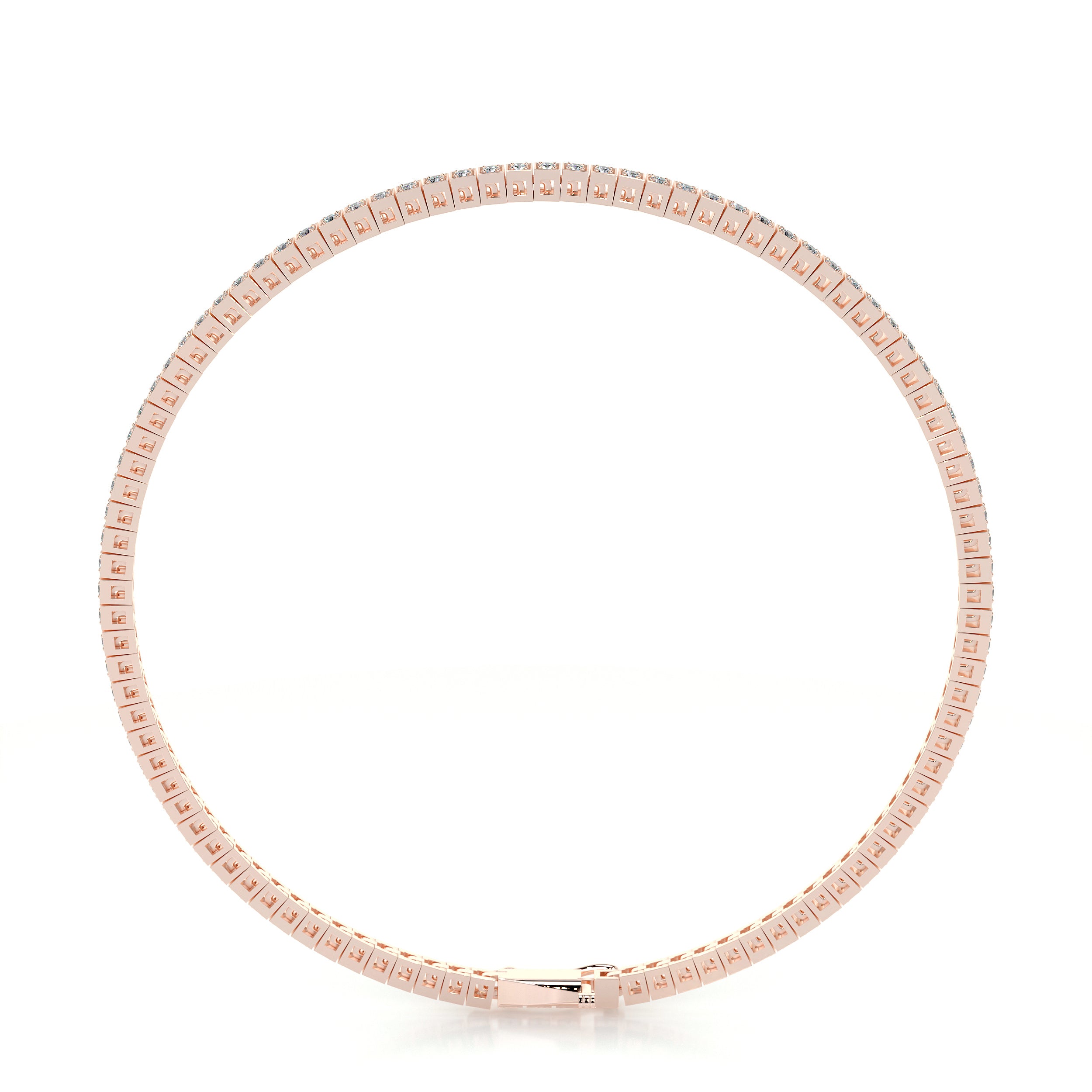 Georgina Diamond Tennis Bracelet (2.00 Carat) -14K Rose Gold