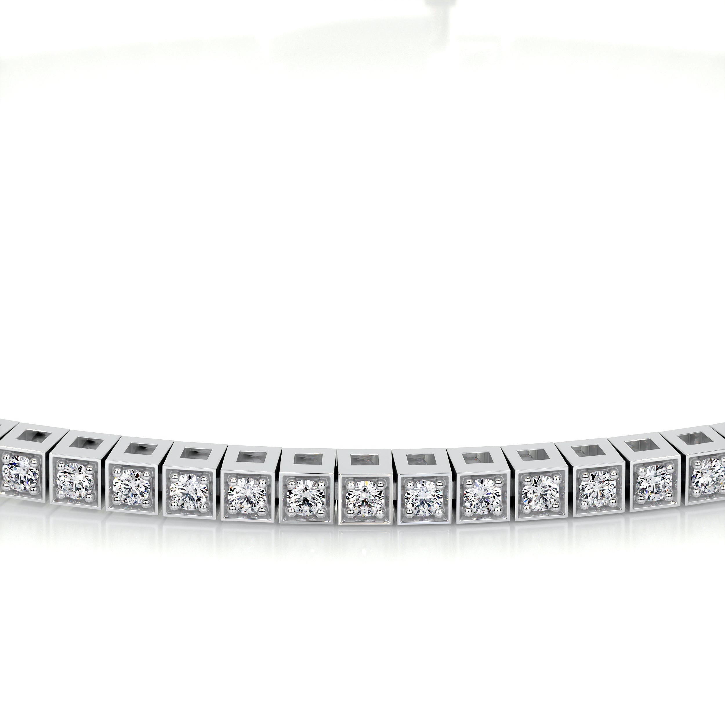 Georgina Diamond Lab Grown Tennis Bracelet (2.00 Carat) -18K White Gold