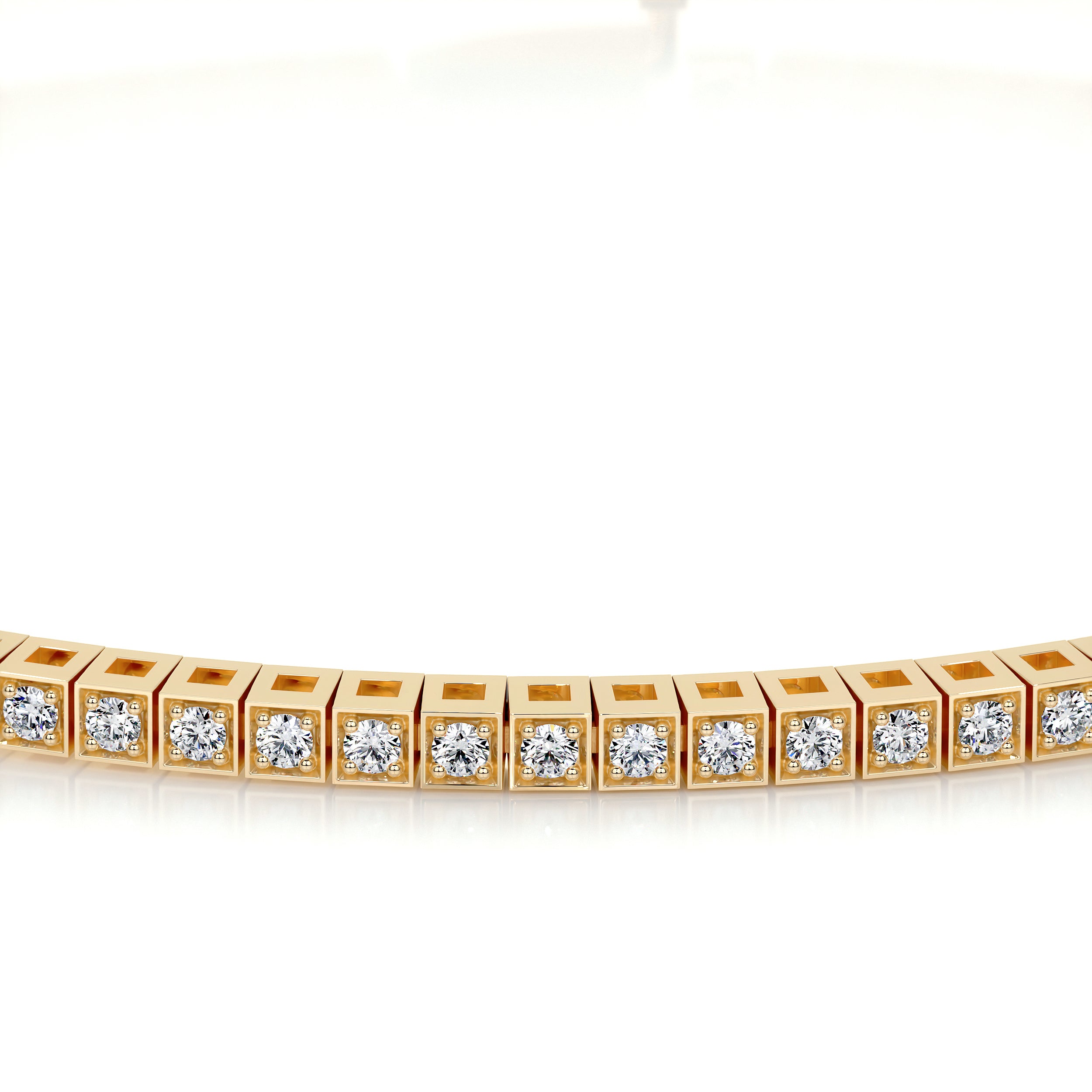 Georgina Diamond Lab Grown Tennis Bracelet (2.00 Carat) -18K Yellow Gold