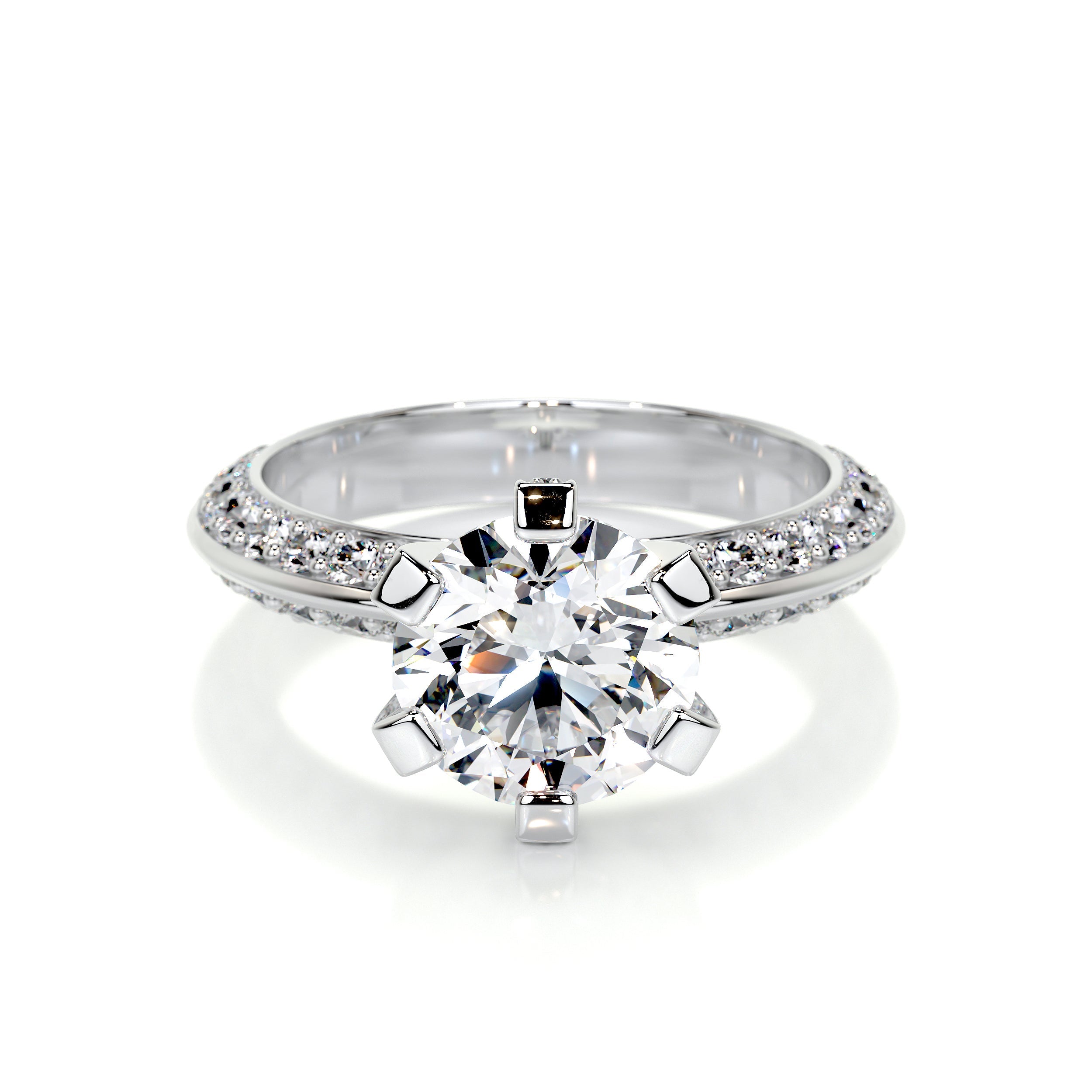 Eliana Lab Grown Diamond Ring (2.00 Carat) -14K White Gold