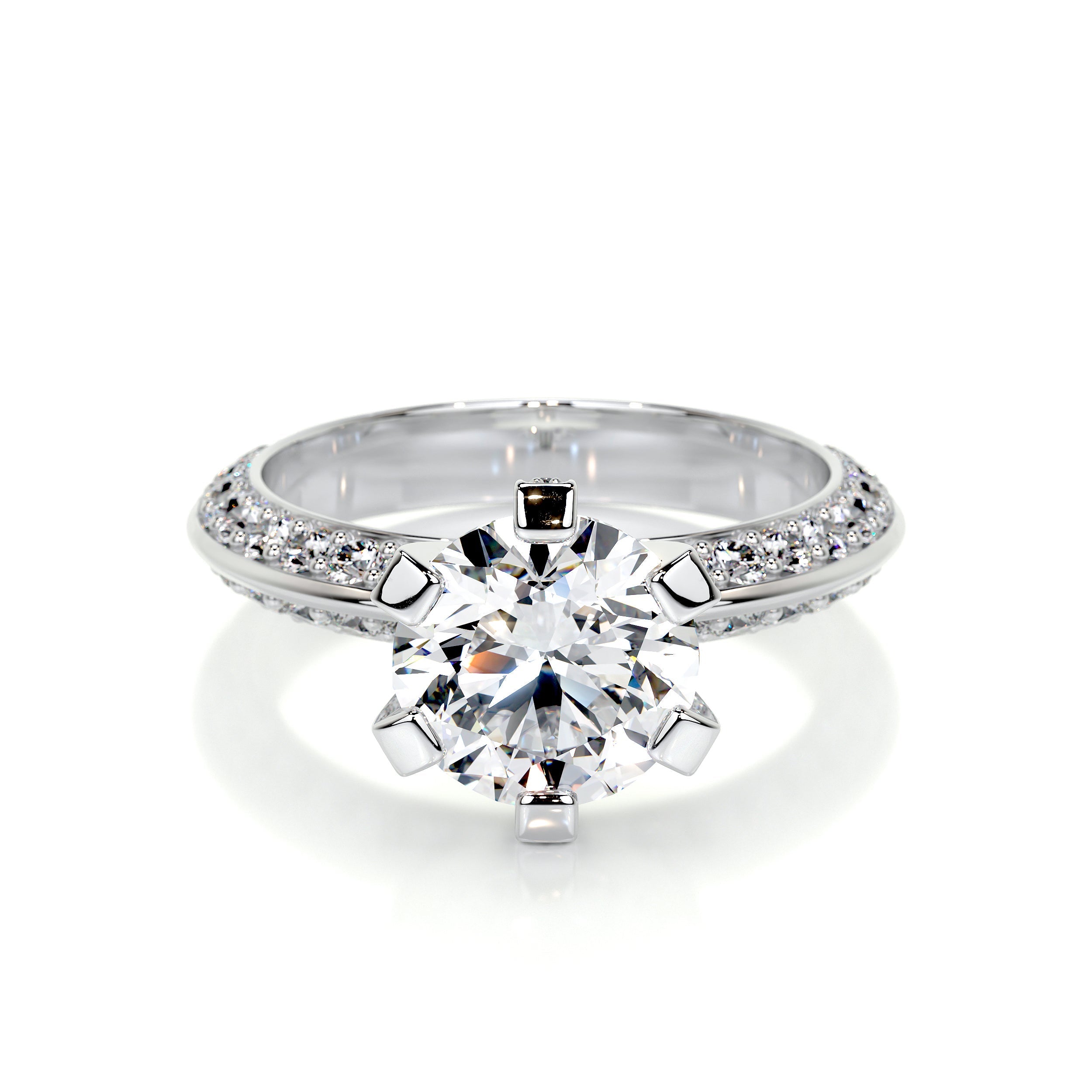 Eliana Lab Grown Diamond Ring   (2.00 Carat) -14K White Gold