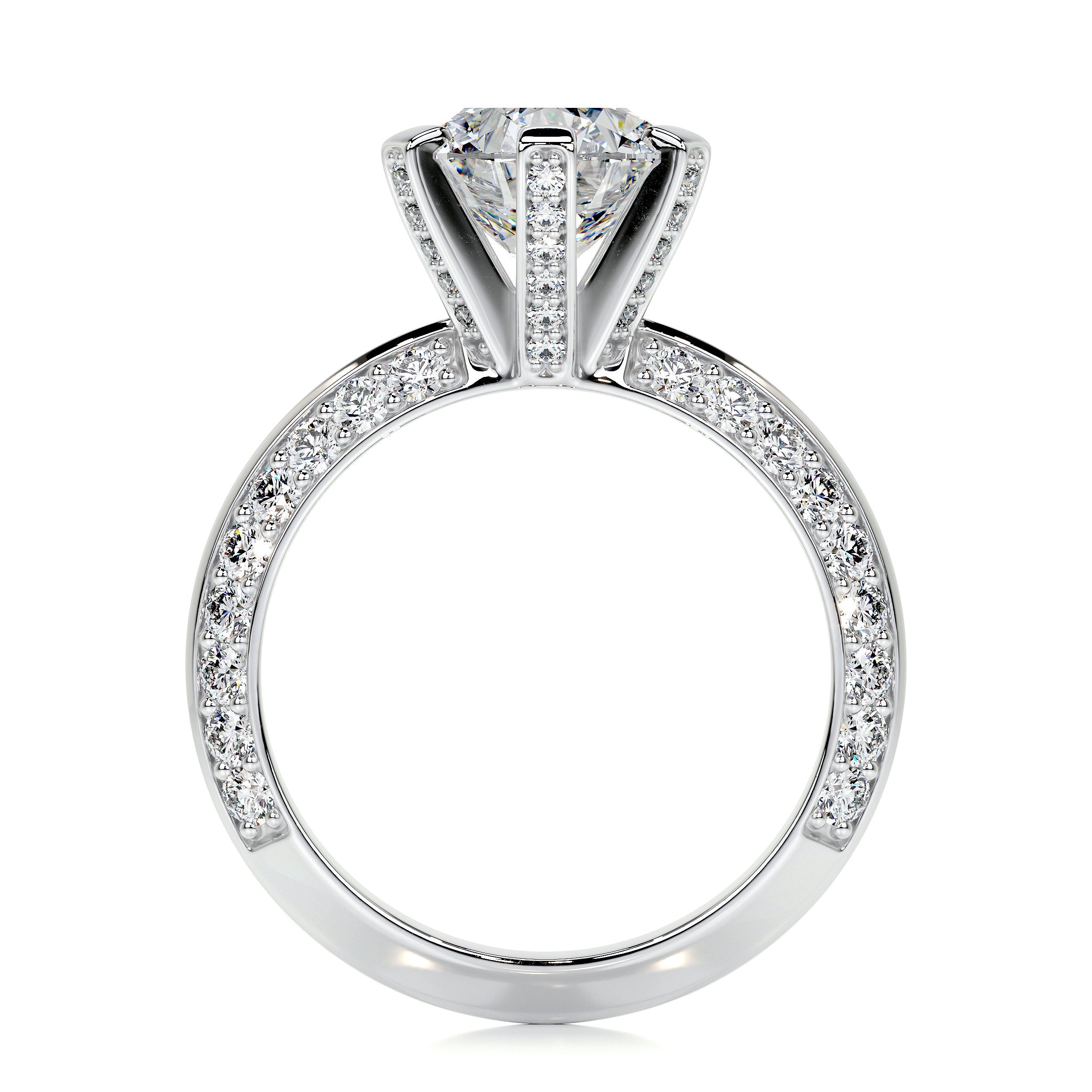 Eliana Lab Grown Diamond Ring (2.00 Carat) -14K White Gold