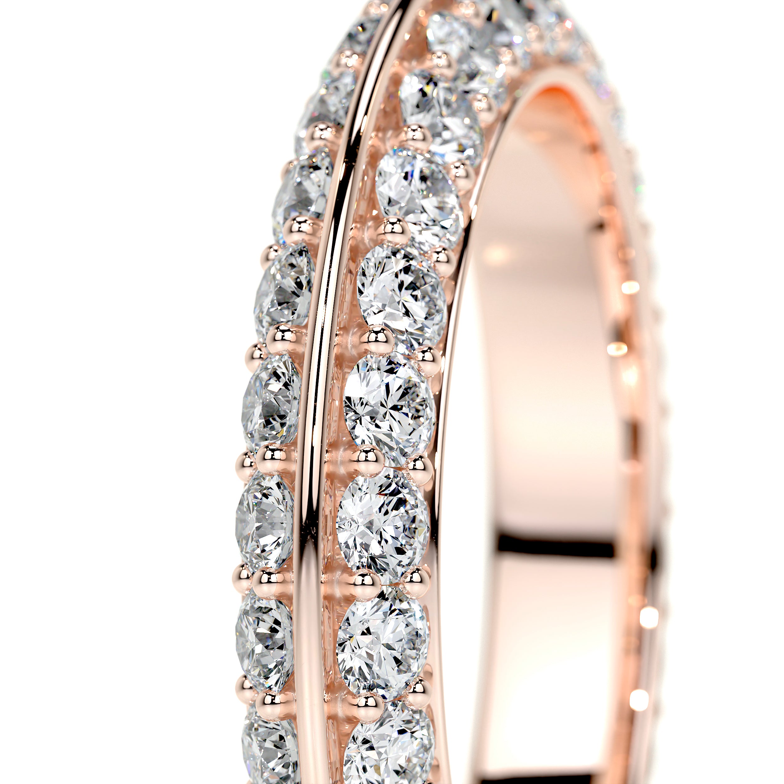 Eliana Lab Grown Diamonds Wedding Ring (0.50 Carat) -14K Rose Gold