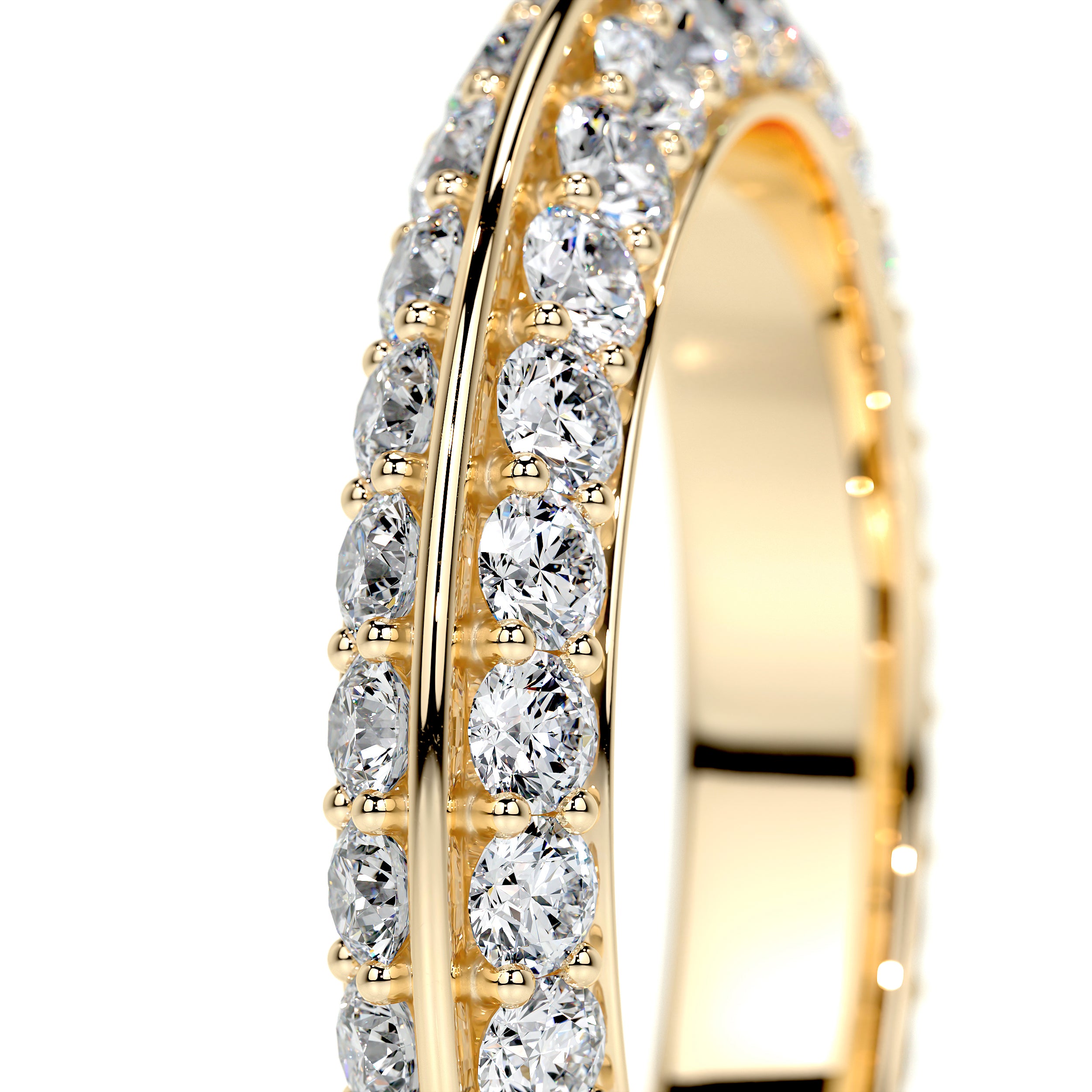 Eliana Lab Grown Diamonds Wedding Ring (0.50 Carat) -18K Yellow Gold