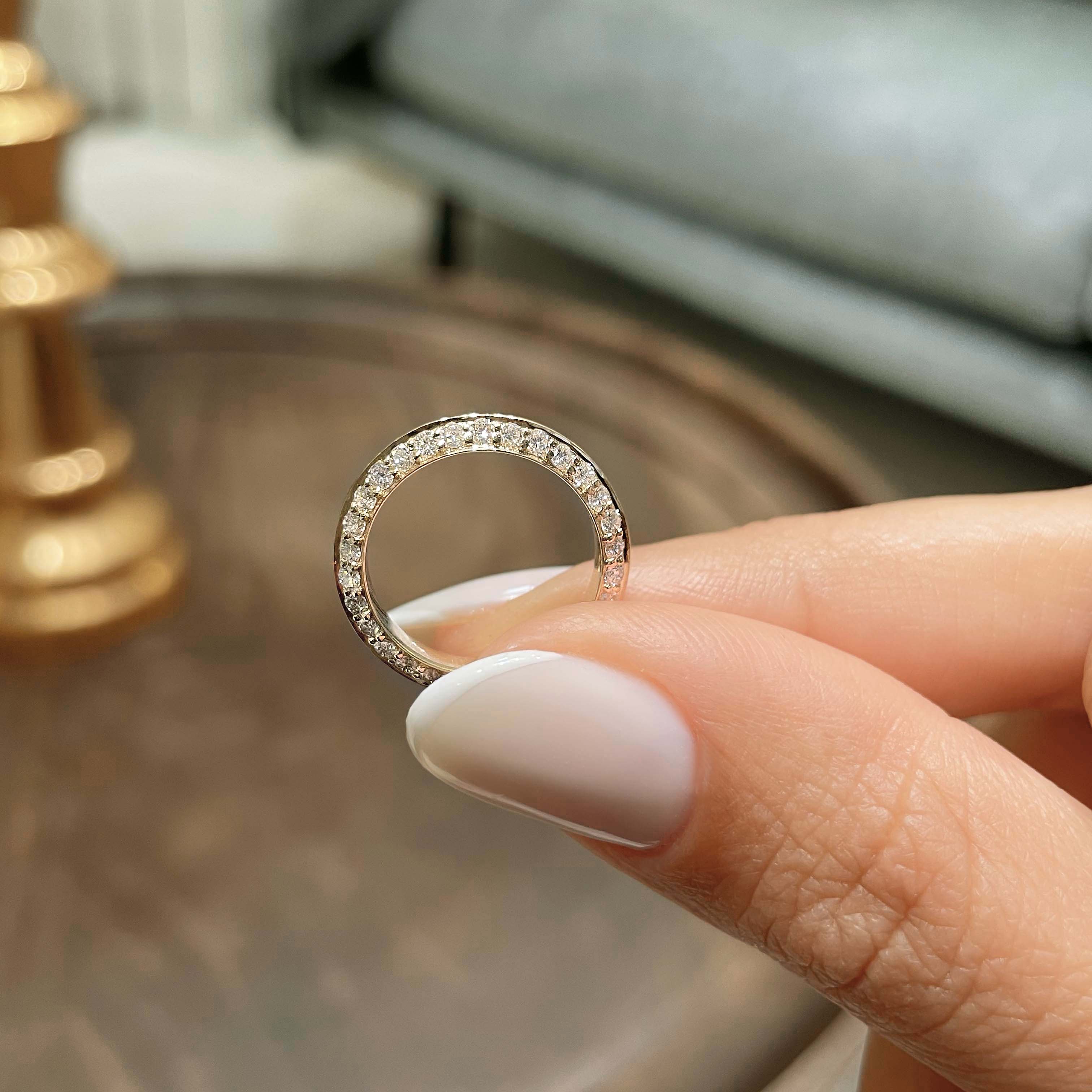 Eliana Wedding Ring (0.50 Carat) -18K Yellow Gold