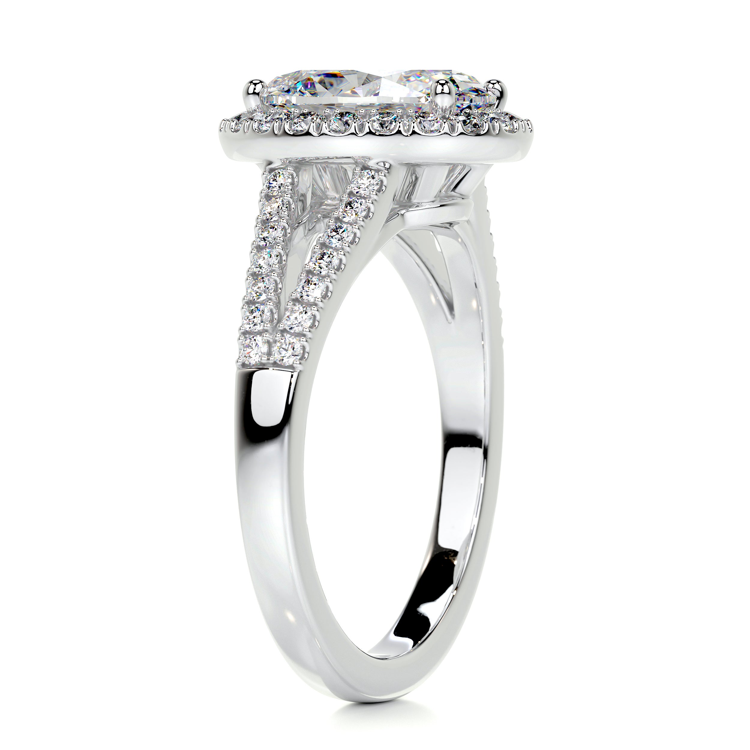 Blakely Moissanite & Diamonds Ring -Platinum