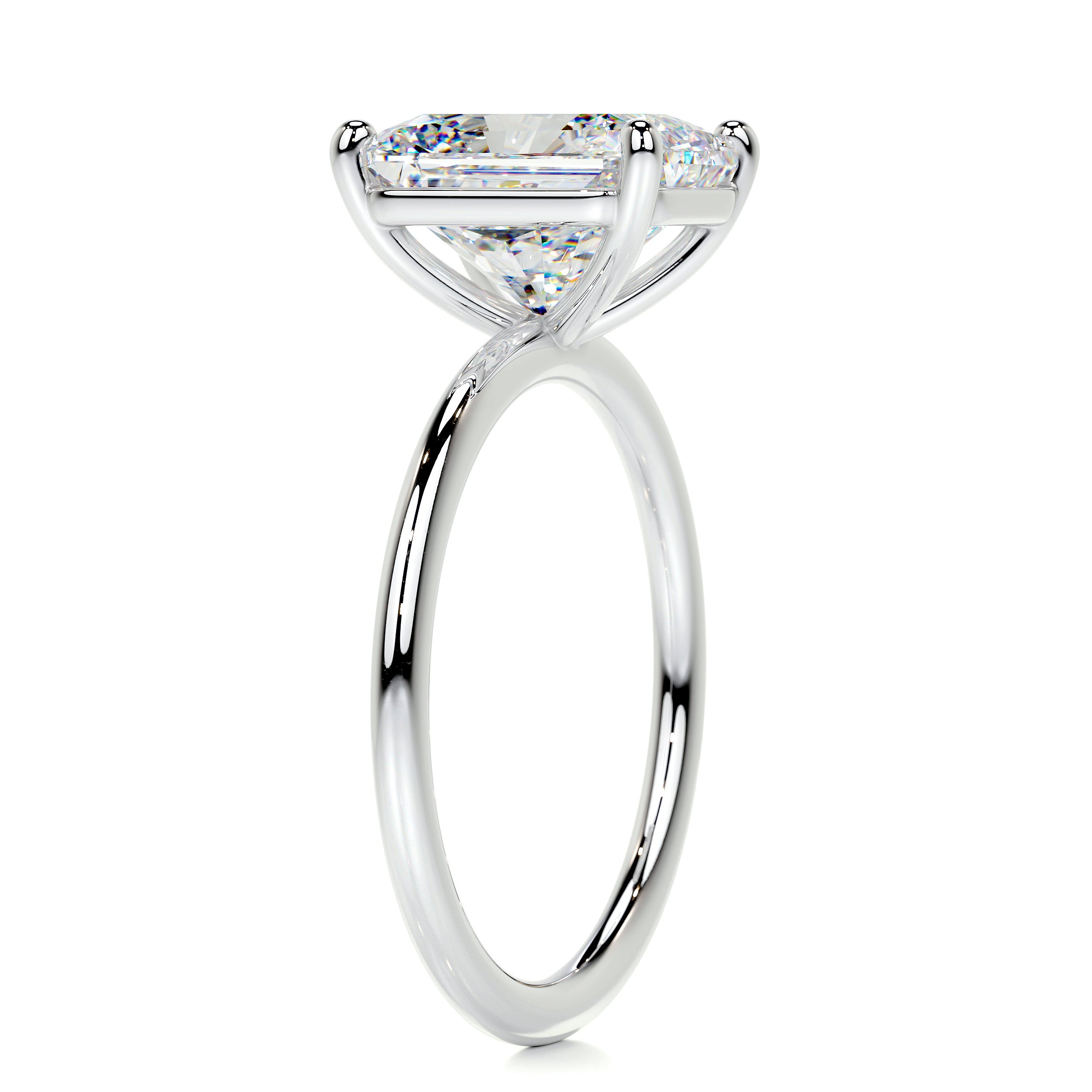 Harper Moissanite Ring -Platinum