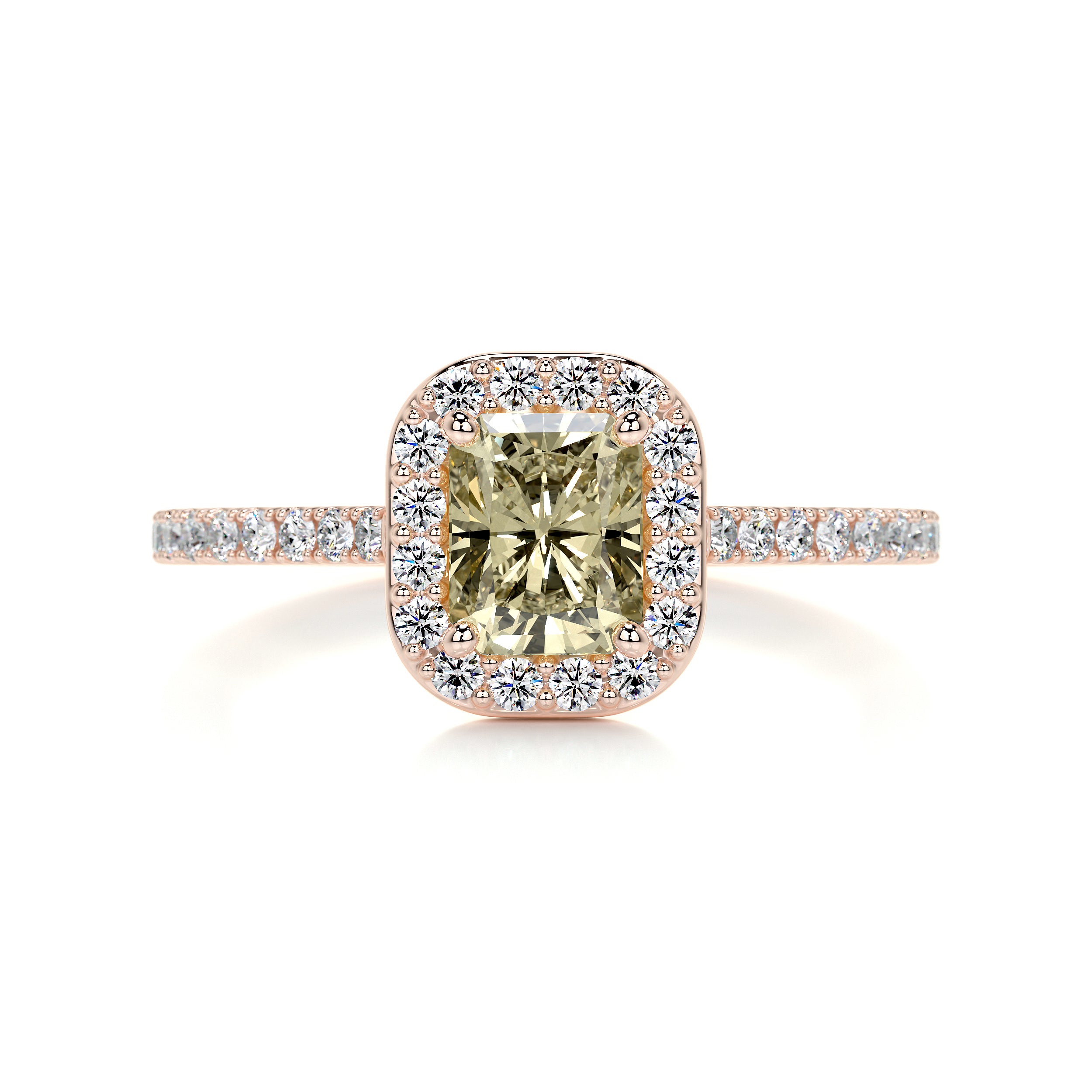 Cora Diamond Engagement Ring -14K Rose Gold