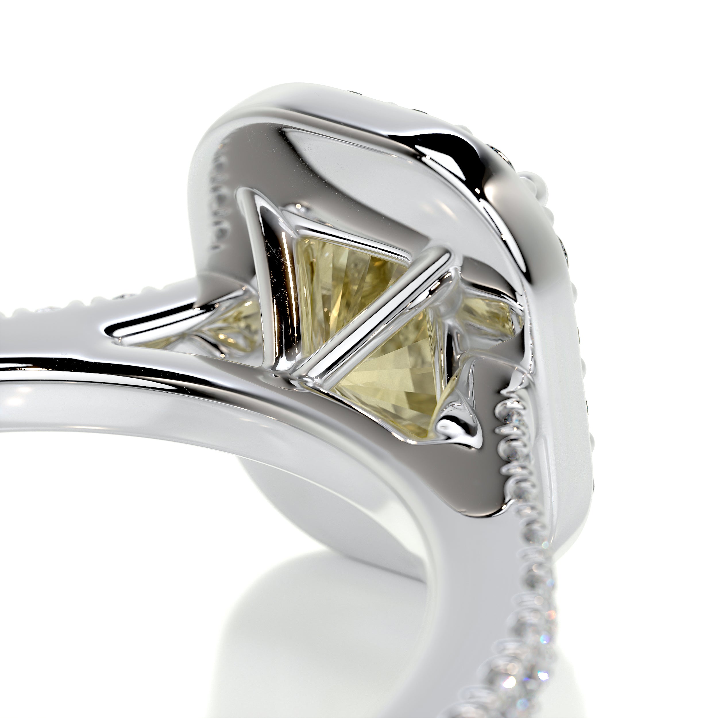 Cora Diamond Engagement Ring -14K White Gold
