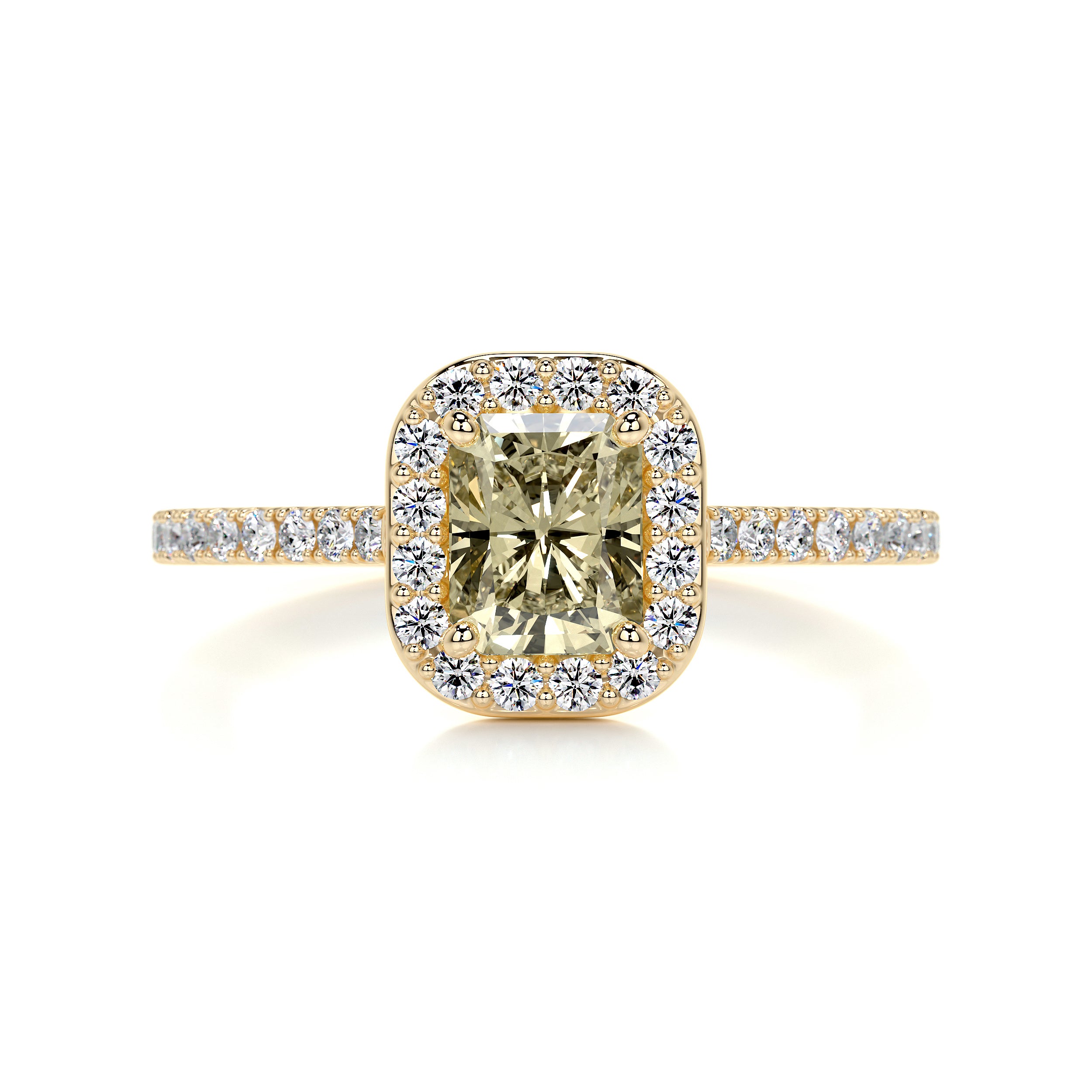 Cora Diamond Engagement Ring -18K Yellow Gold