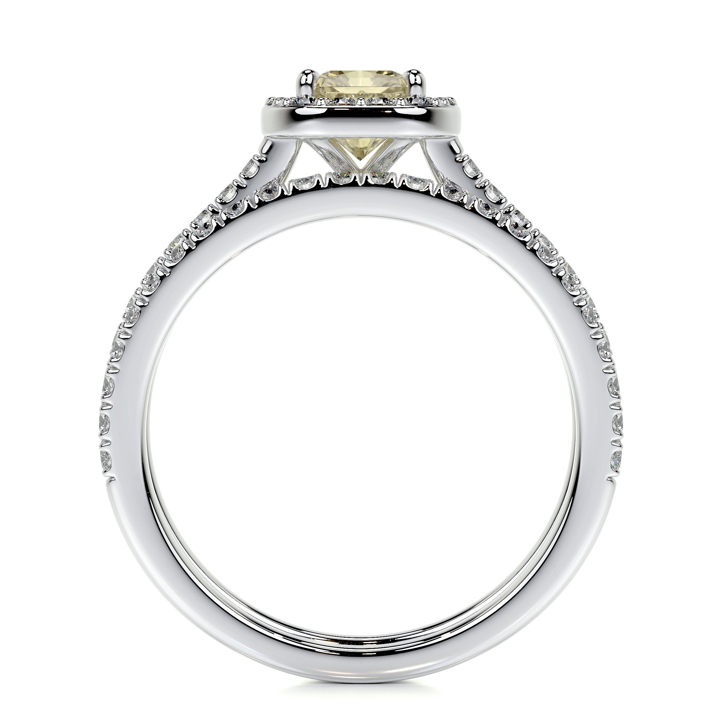 Cora Lab Grown Diamond Bridal Set -14K White Gold