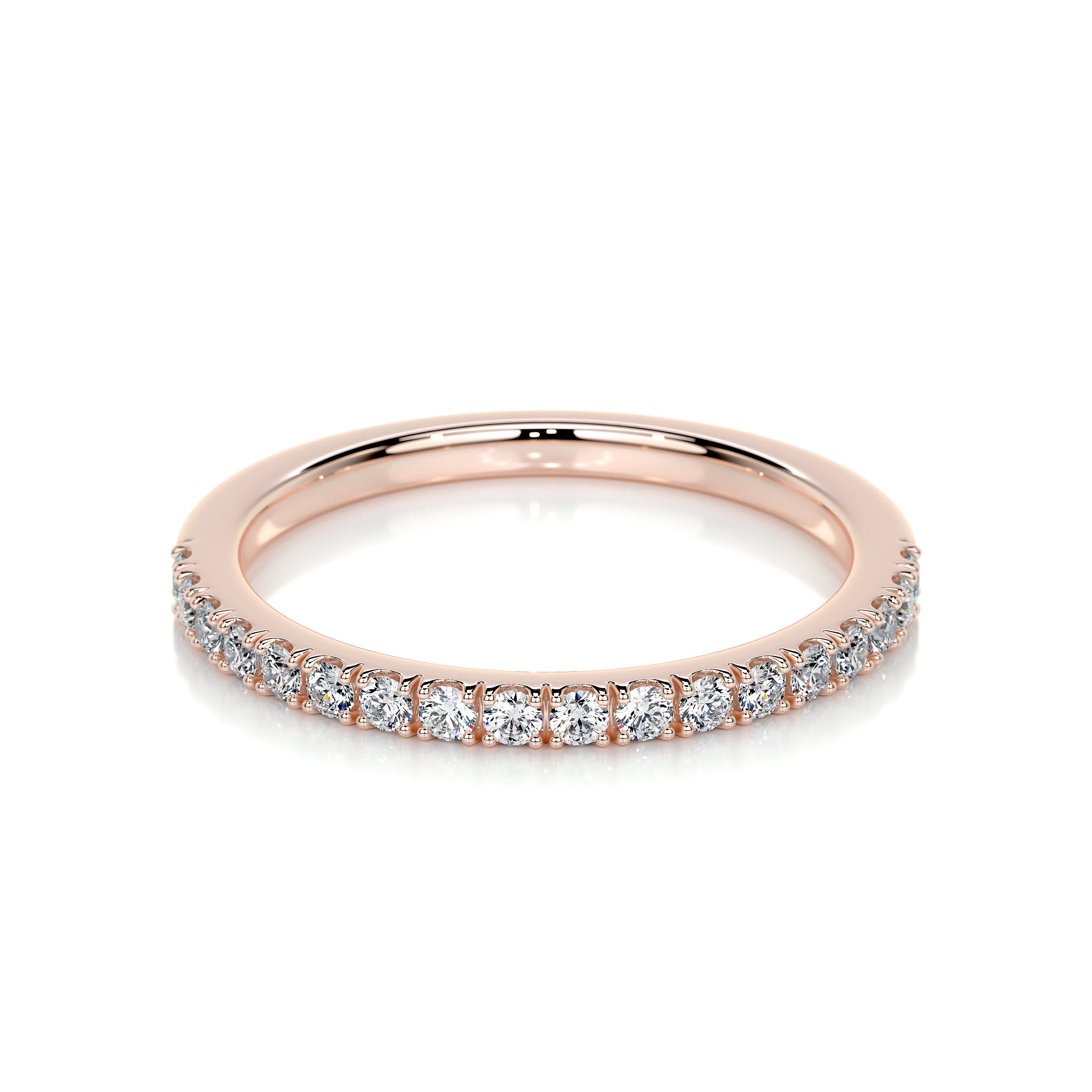 Stephanie Lab Grown Diamond Wedding Ring   (0.3 Carat) - 14K Rose Gold