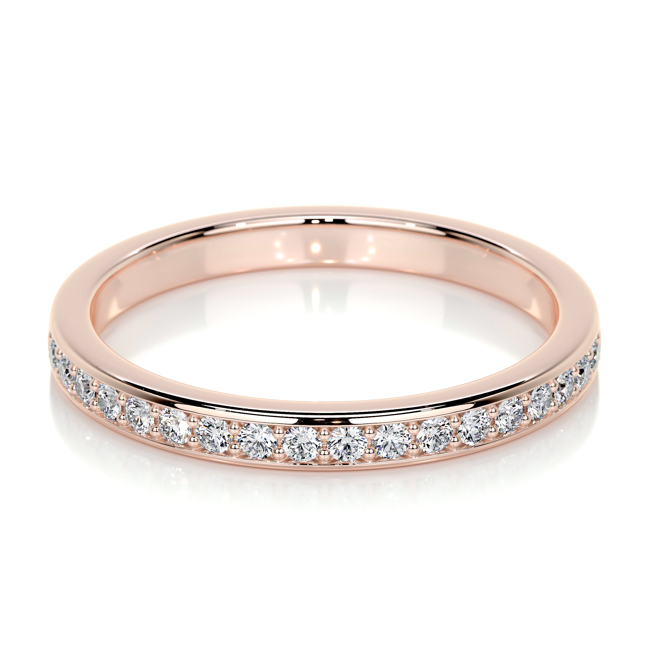 Giselle Lab Grown Diamond Wedding Ring   (0.2 Carat) -14K Rose Gold