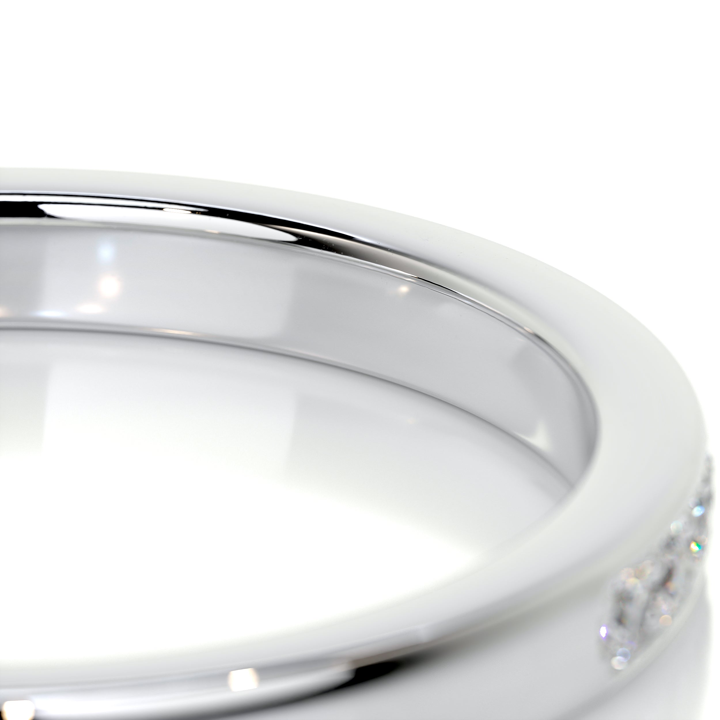 Giselle Diamond Wedding Ring   (0.2 Carat) -18K White Gold
