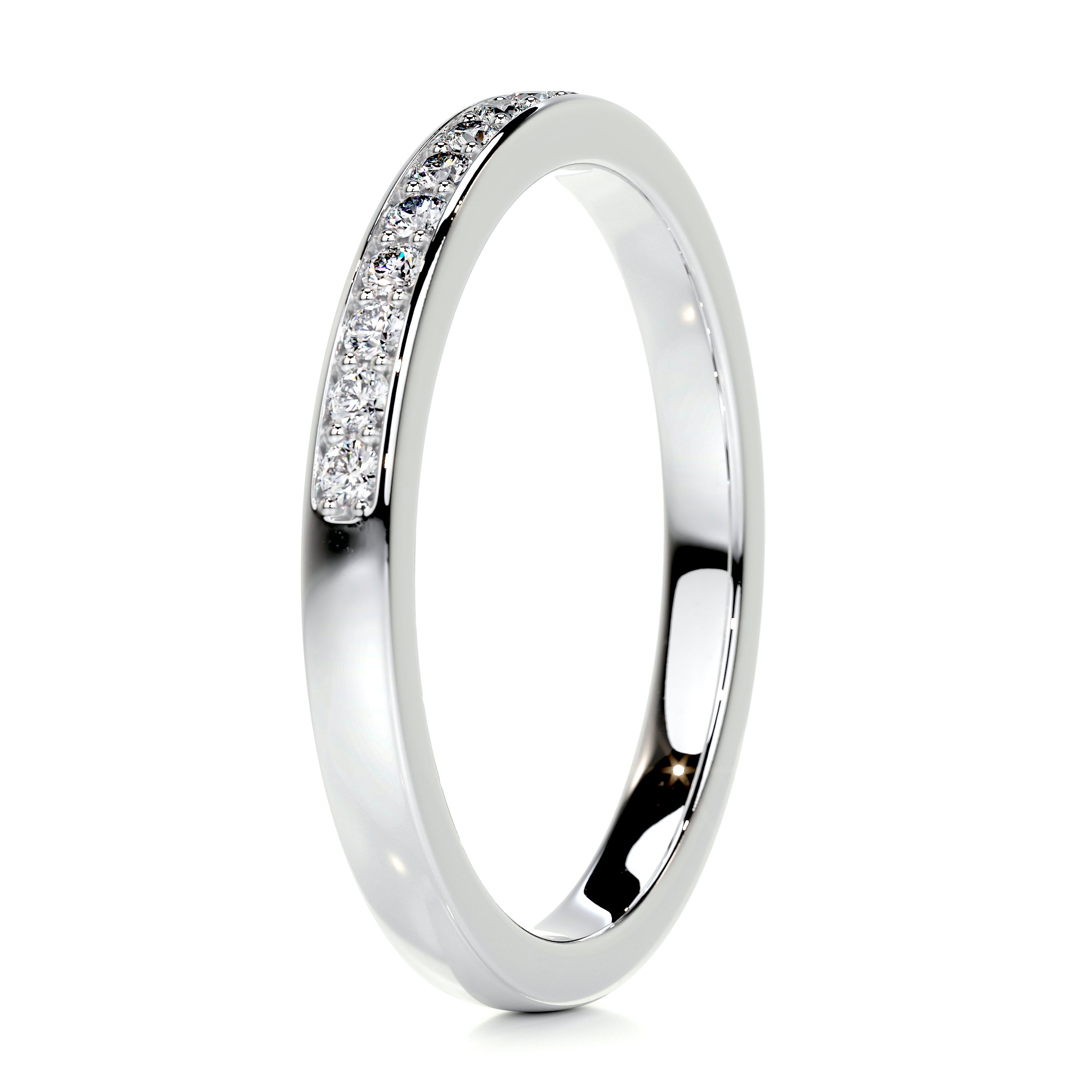 Giselle Diamond Wedding Ring (0.2 Carat) -18K White Gold