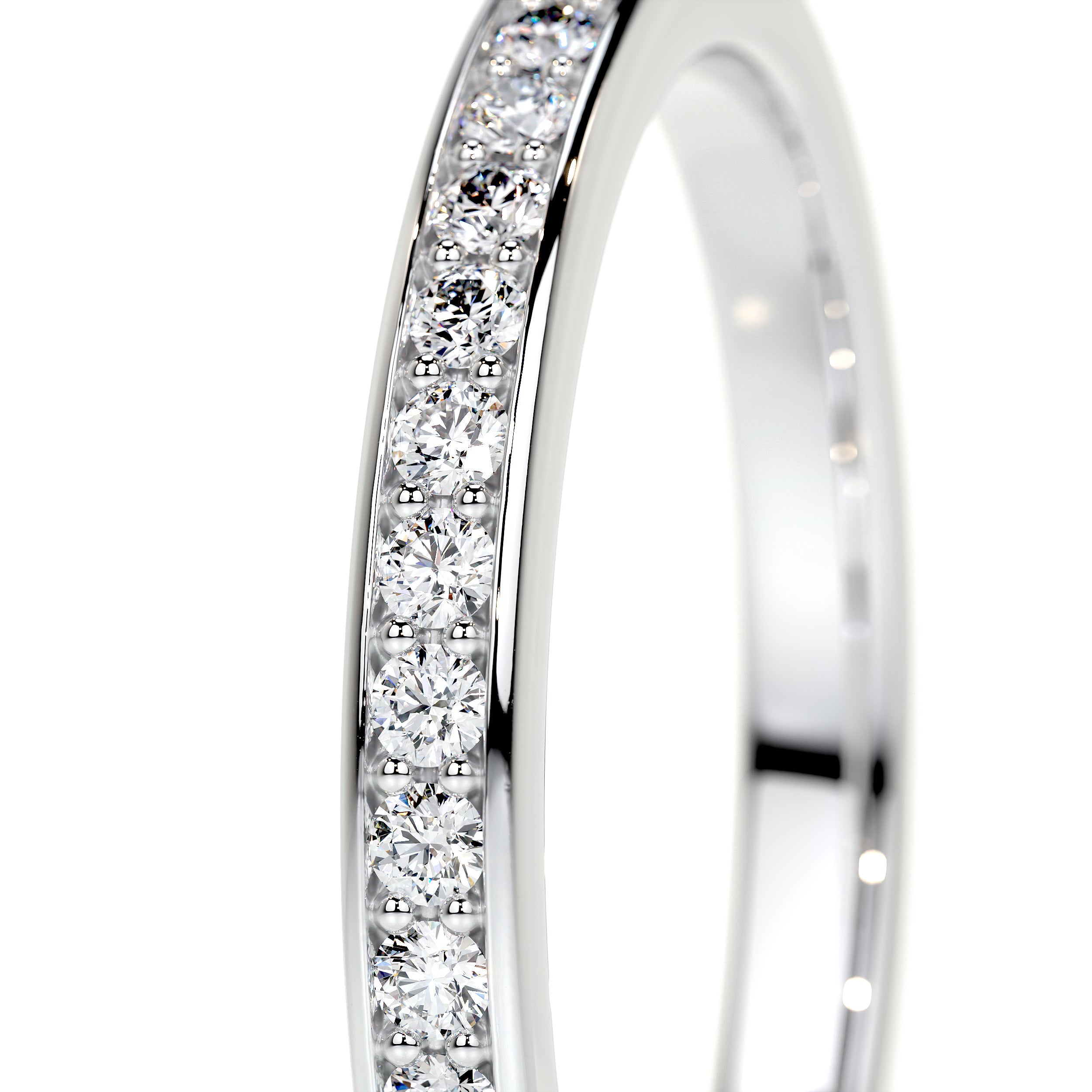 Giselle Lab Grown Diamond Wedding Ring   (0.2 Carat) -14K White Gold