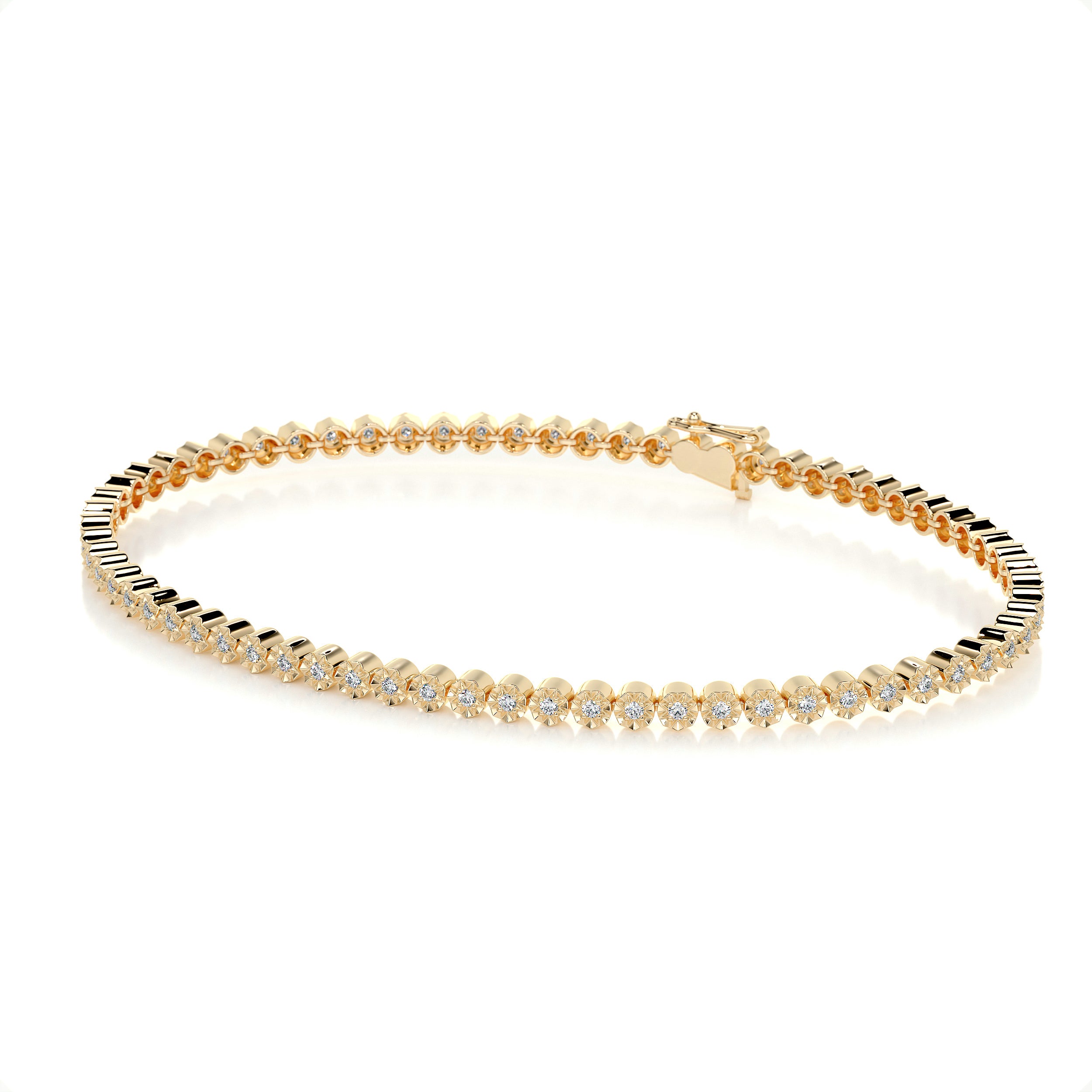 Ingrid Tennis Diamond Bracelet (0.75 Carat) -18K Yellow Gold