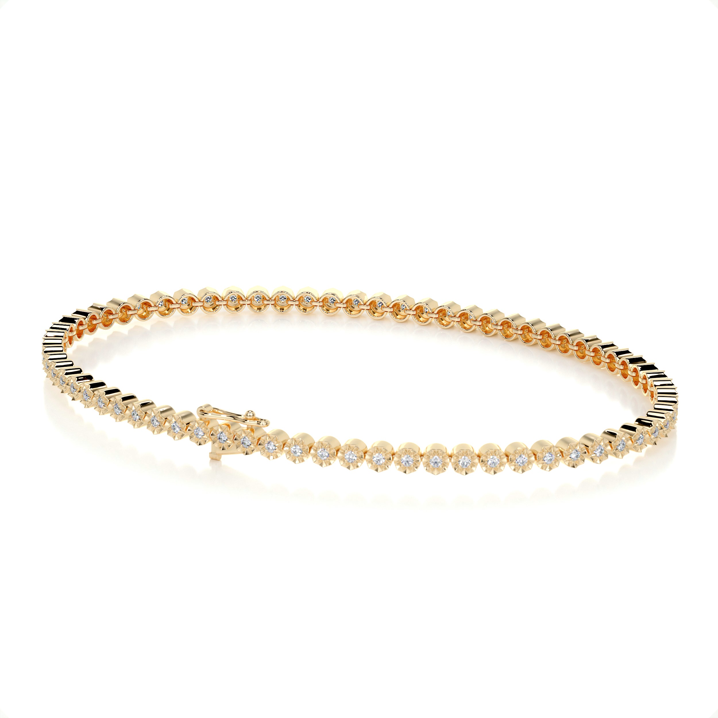 Ingrid Tennis Diamond Bracelet (0.75 Carat) -18K Yellow Gold