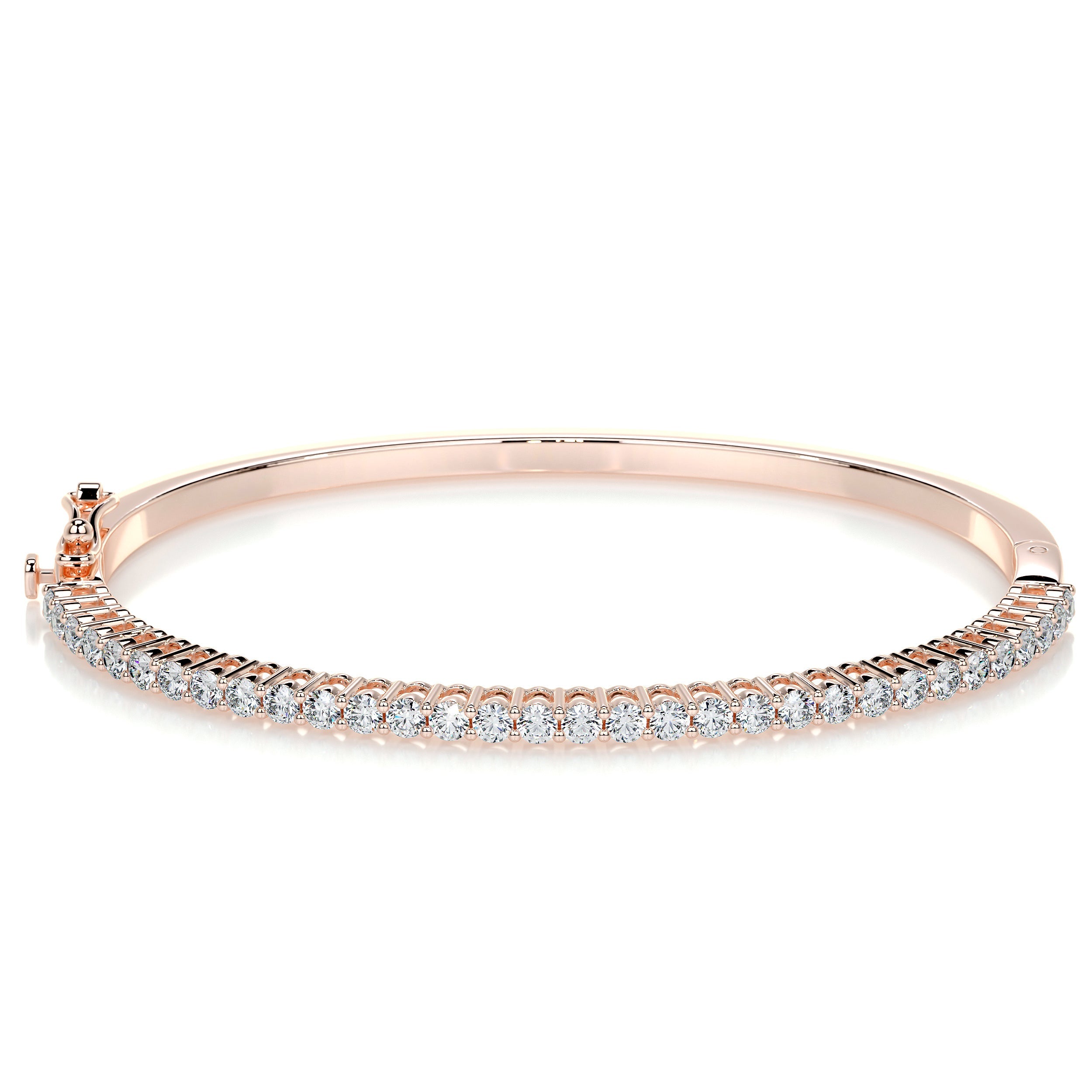 Karla Bangle Lab Grown Diamond Bracelet (1.6 Carat) -14K Rose Gold