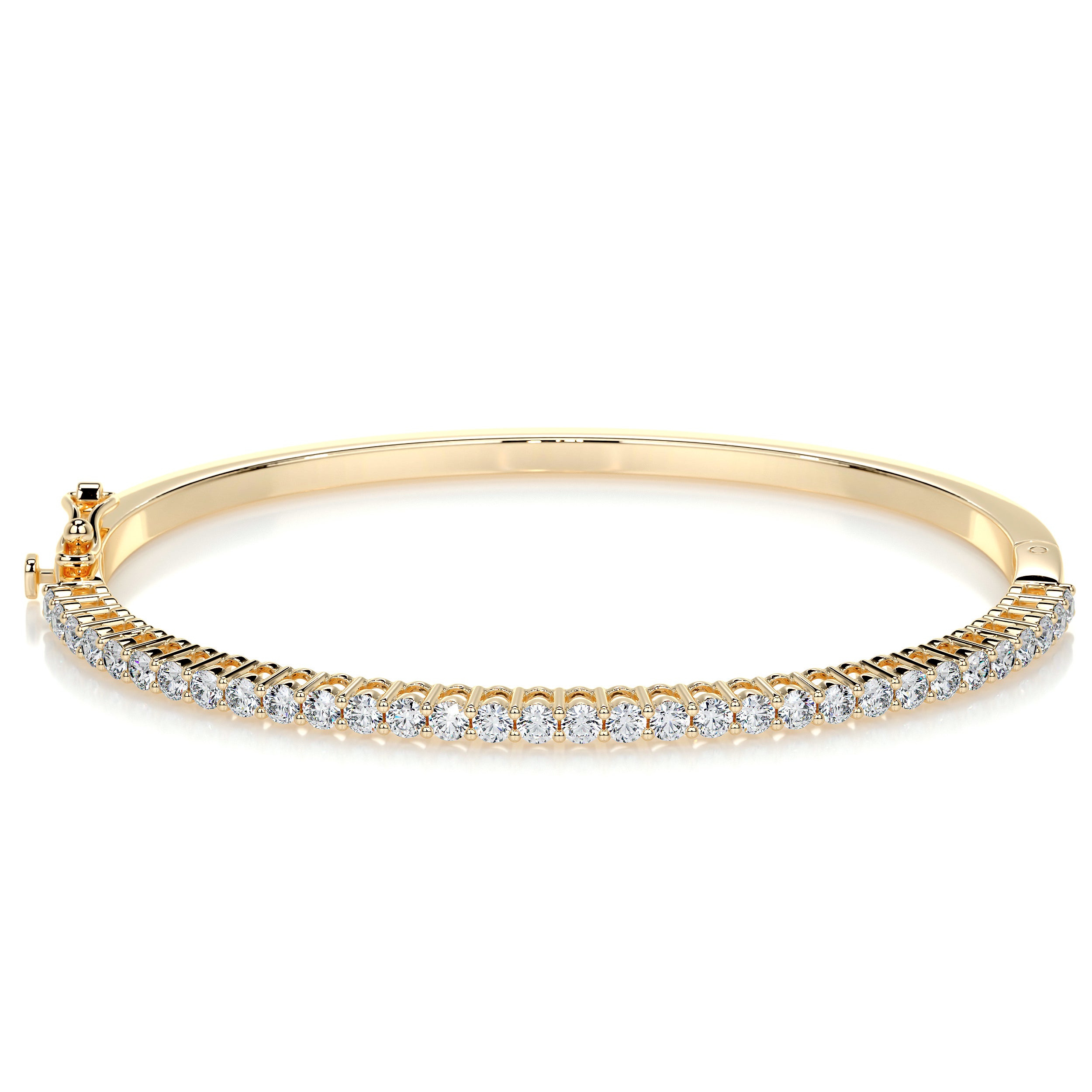 Karla Bangle Diamond Bracelet (1.6 Carat) -18K Yellow Gold