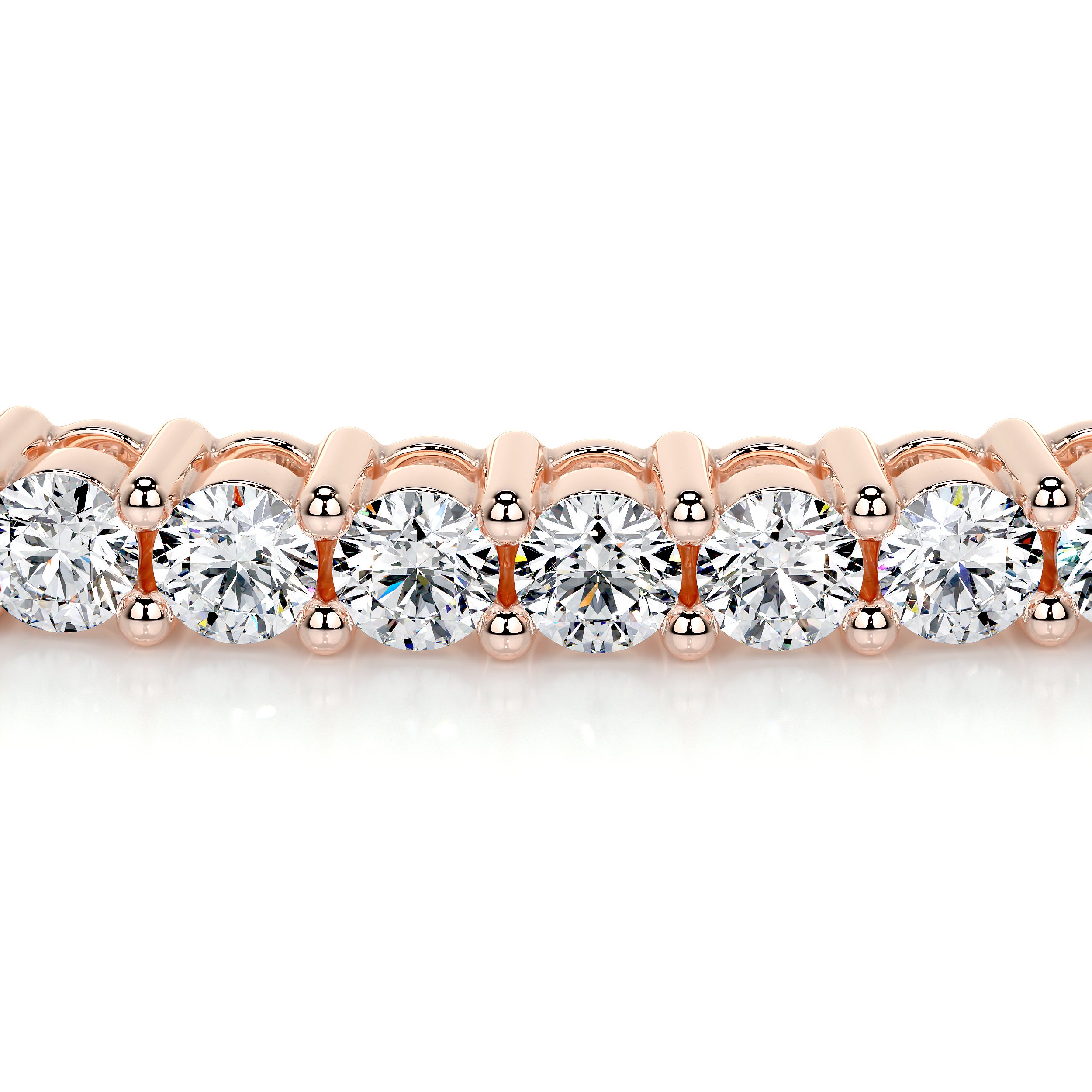 Karla Bangle Lab Grown Diamond Bracelet (2.5 Carat) -14K Rose Gold