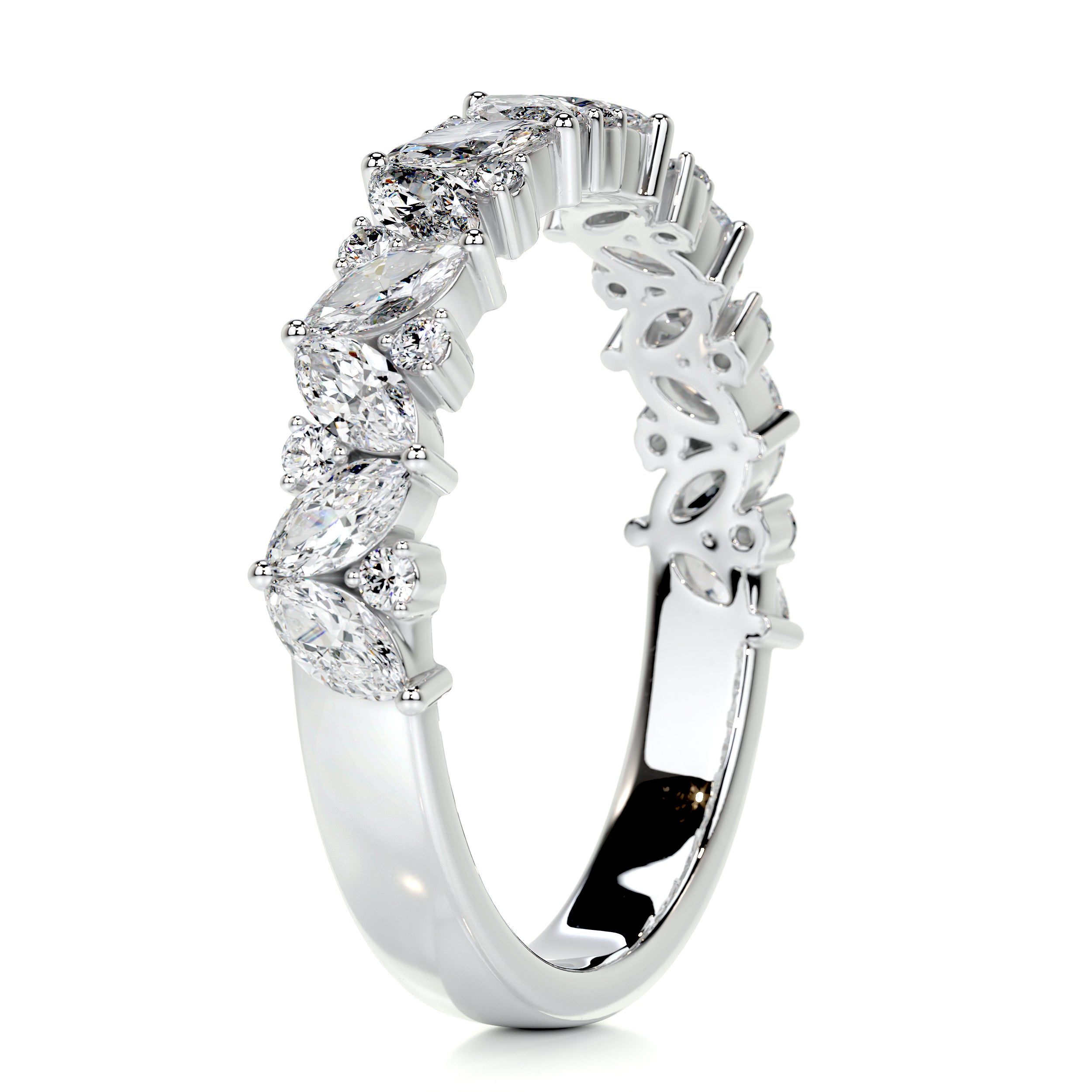 Regina Diamond Wedding Ring   (0.85 Carat) -Platinum