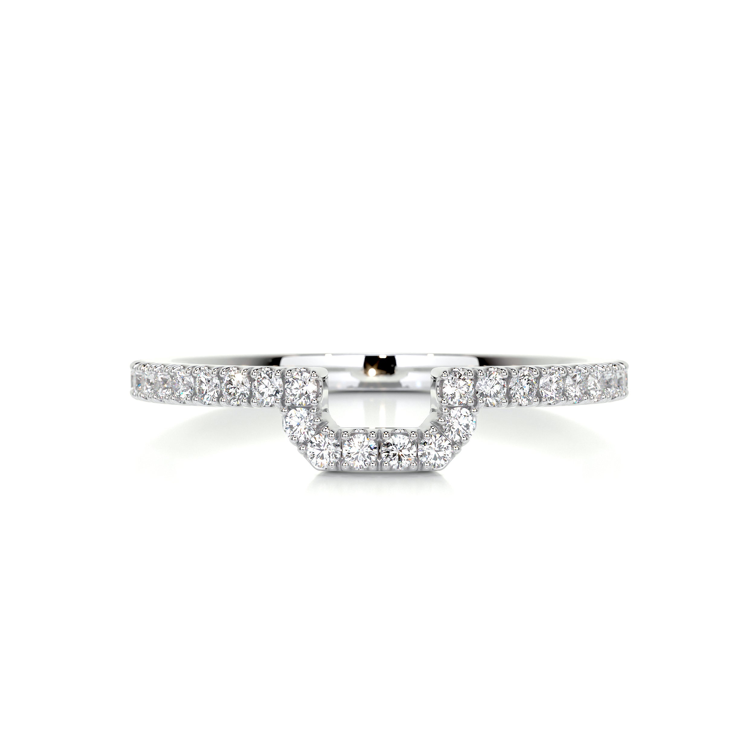 Luna Diamond Wedding Ring   (0.30 Carat) -14K White Gold