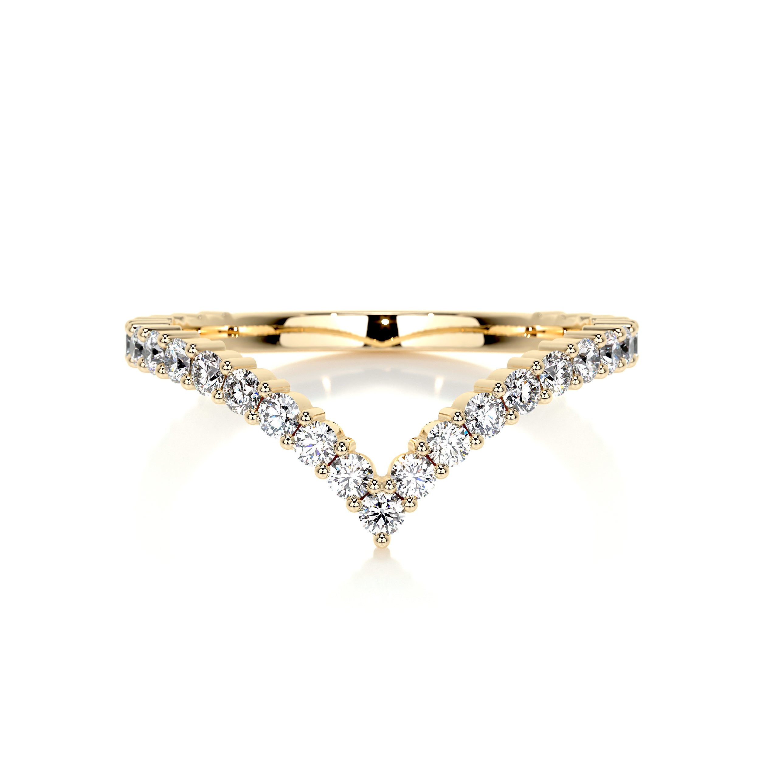 Dawn Lab Grown Diamond Wedding Ring (0.50 Carat) -18K Yellow Gold